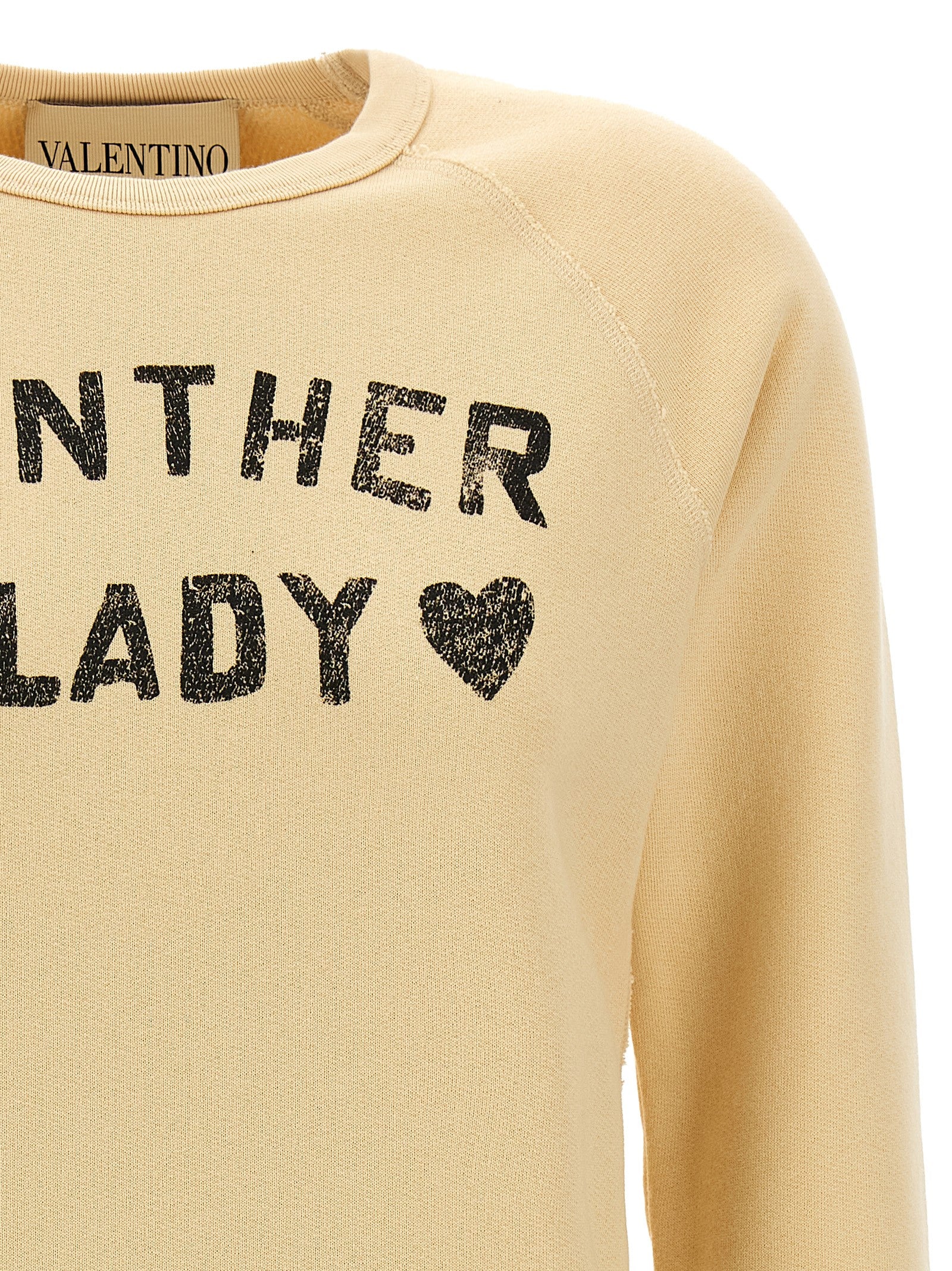 Valentino Garavani Beige Baumwoll-Sweatshirt