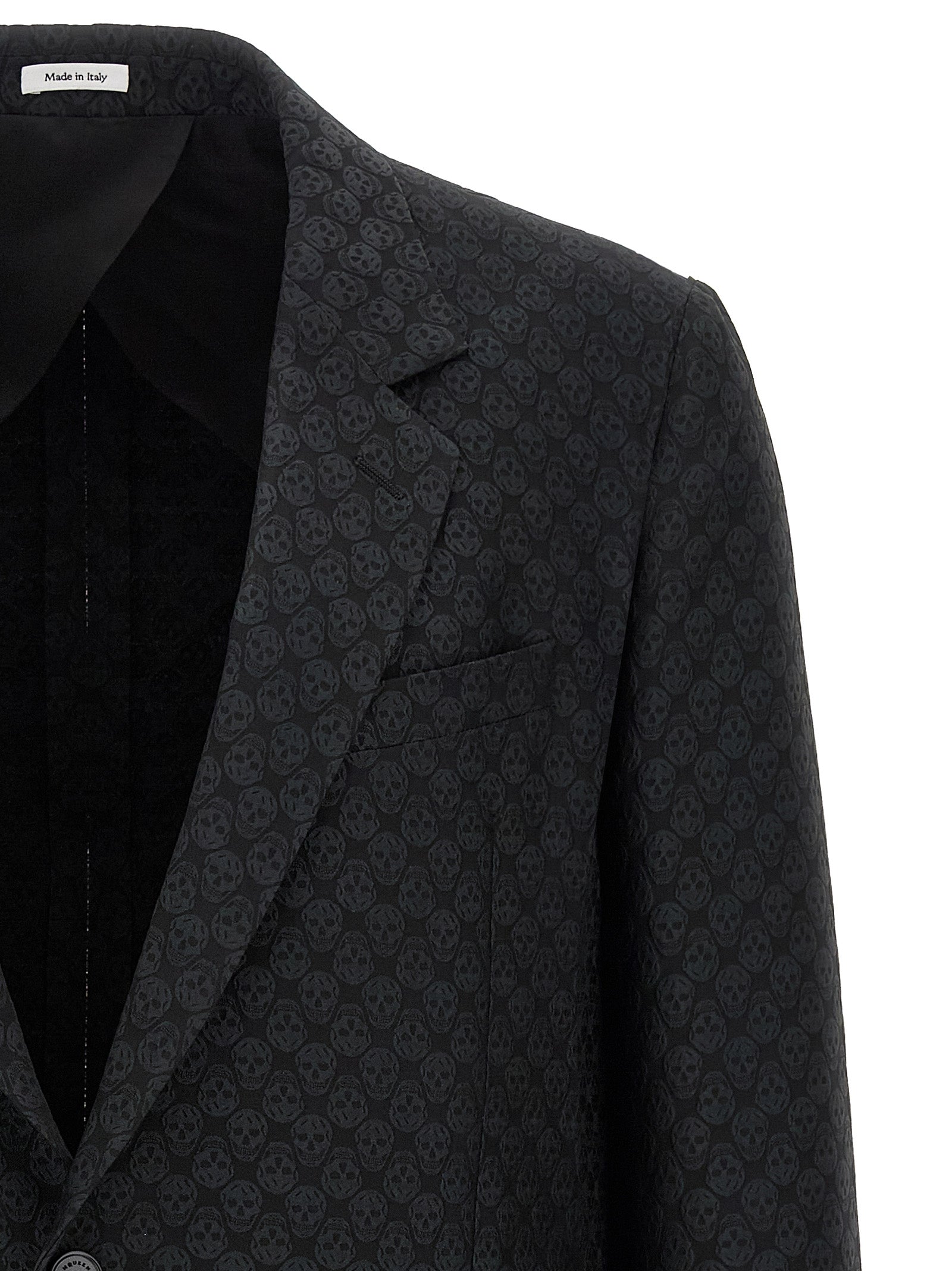 Alexander McQueen Schwarzer Blazer aus Viskose