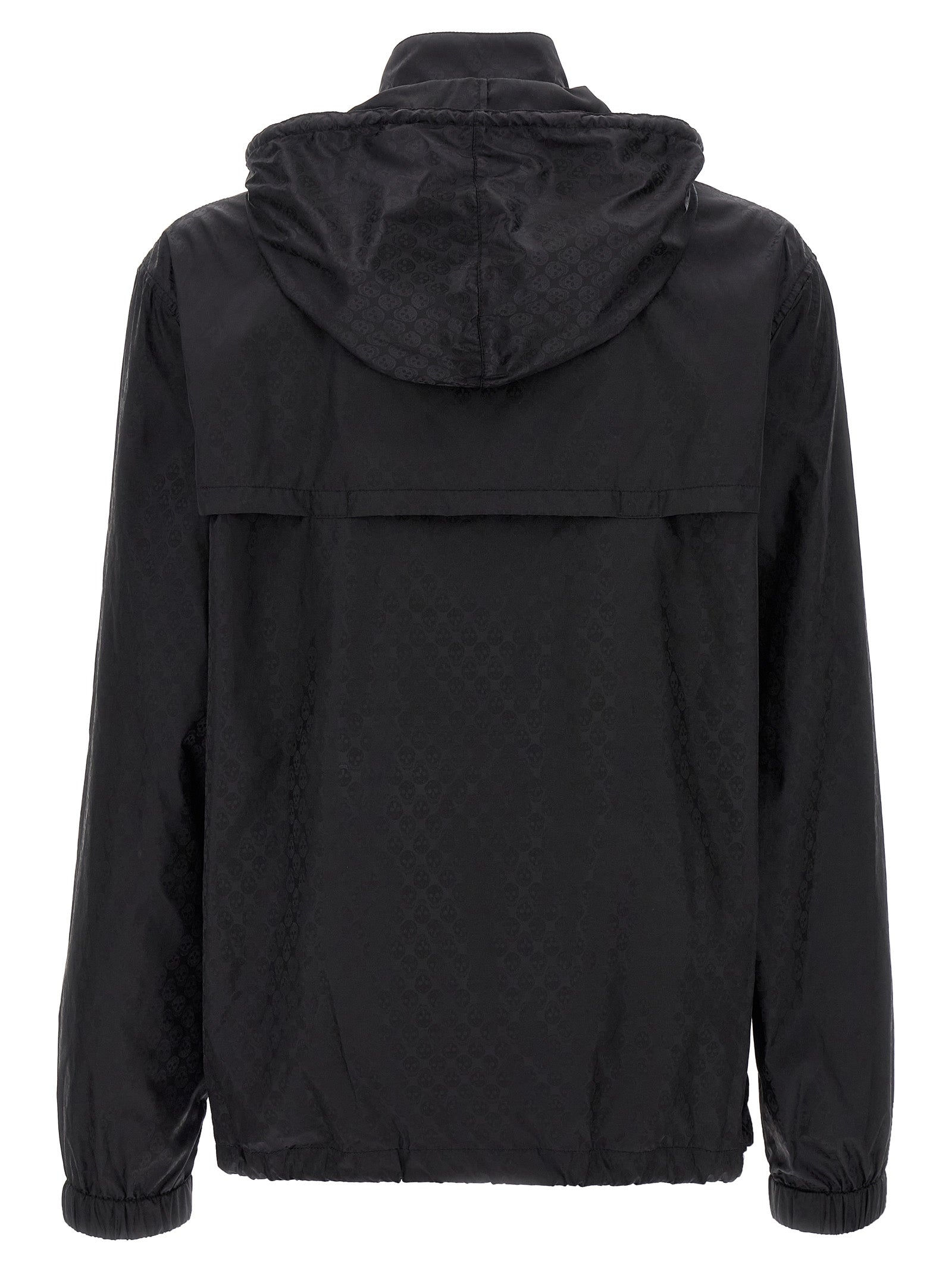 Alexander McQueen Schwarze Polyamid-Shell-Jacke