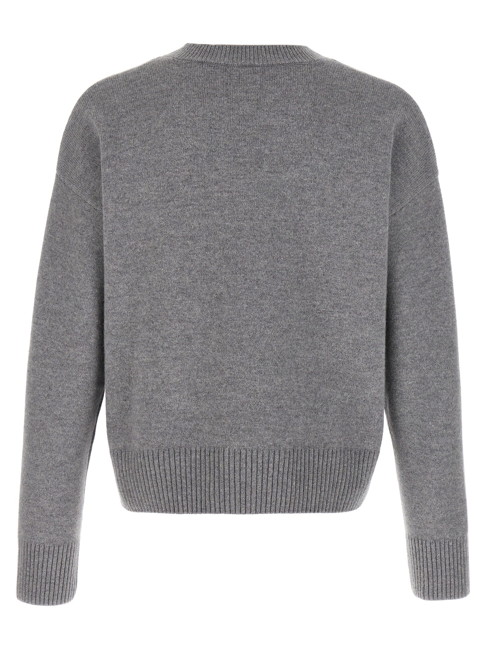 Ami Paris Grauer Wollcardigan