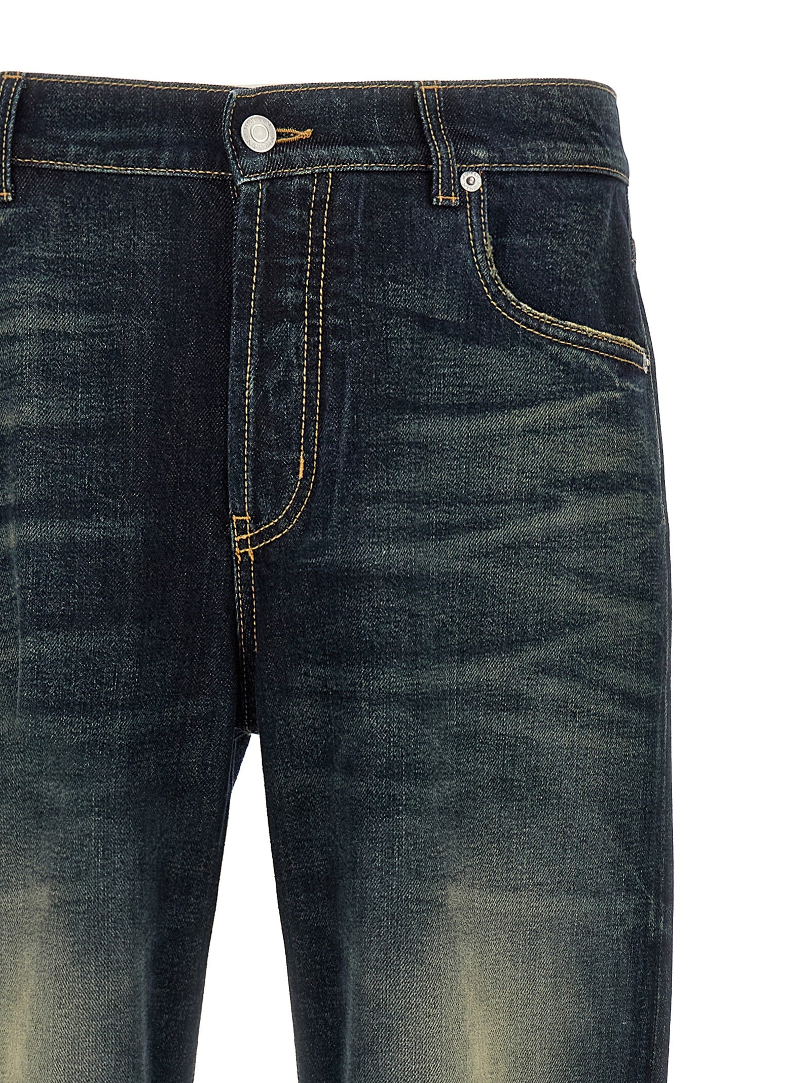 Alexander McQueen Blaue Baumwolljeans Denim