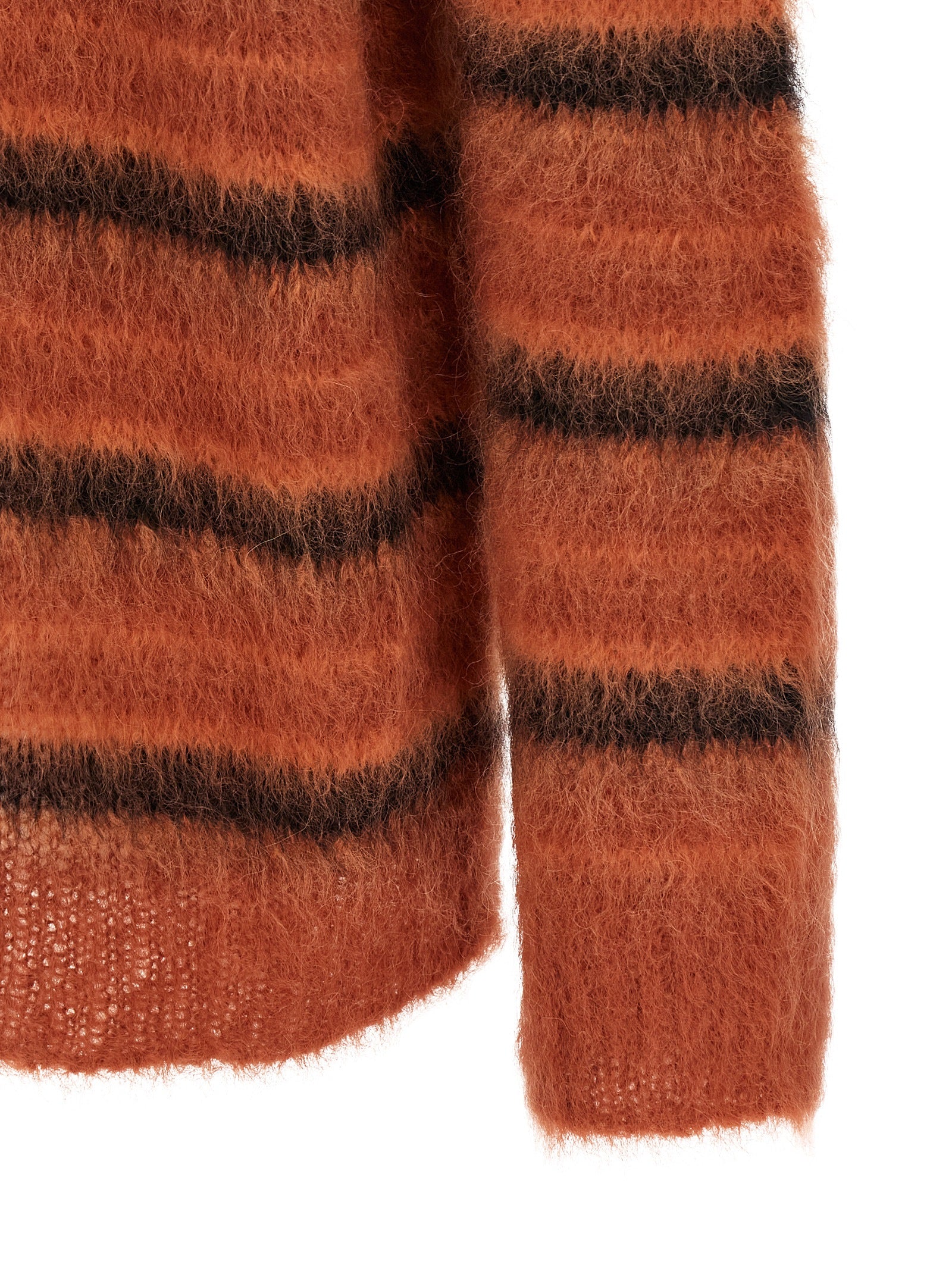Marni Orange Strickjacke aus Mohair