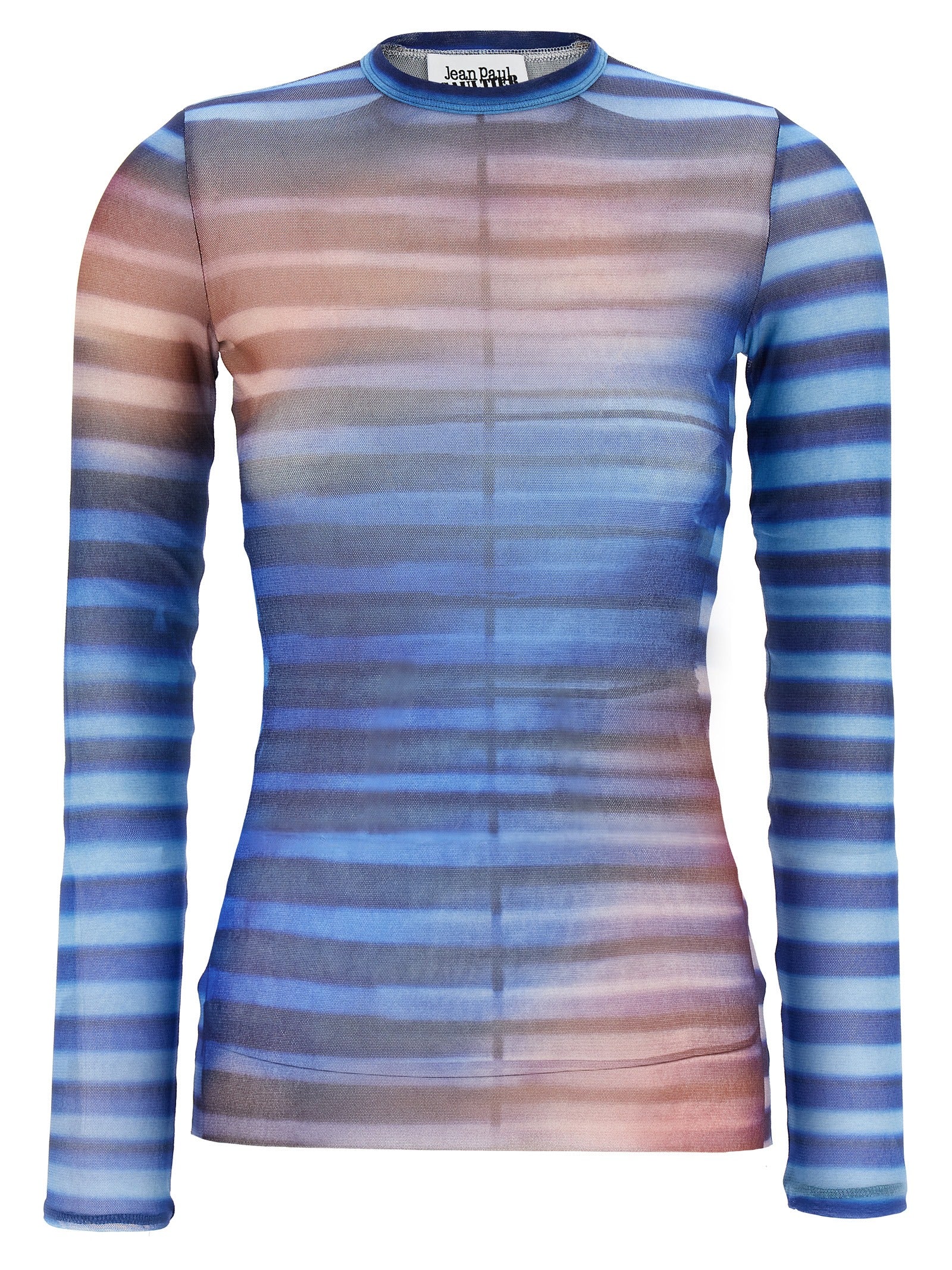 Jean Paul Gaultier Mehrfarbiges Hemd aus Polyamid mit Muster