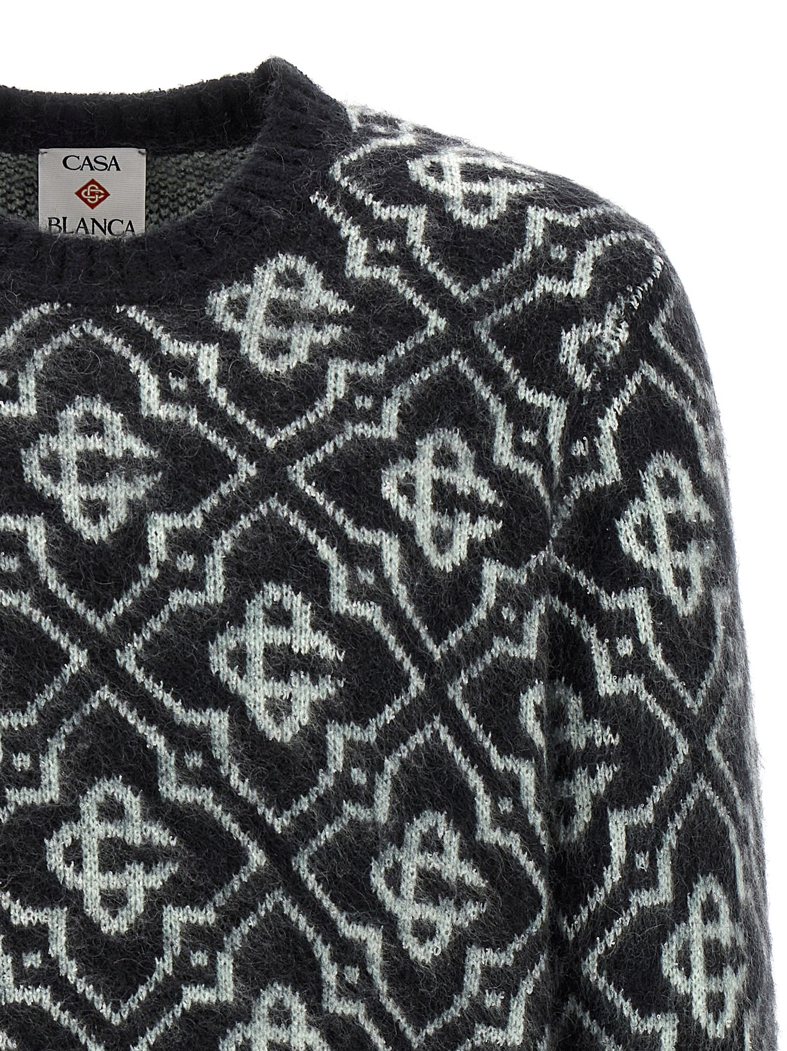 Casablanca Mehrfarbige Strickjacke aus Nylon