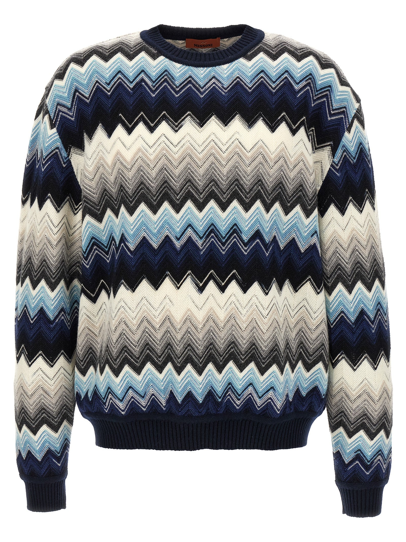 Missoni Mehrfarbige Wollstrickjacke