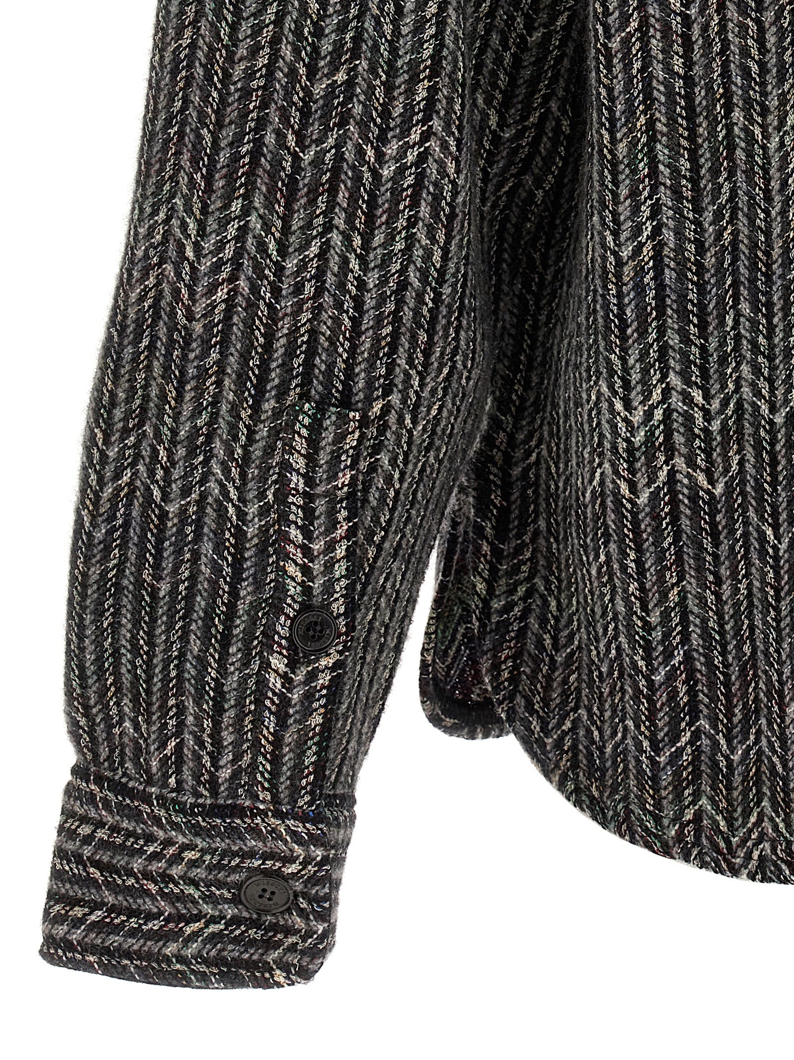 Missoni Graue Wollbluse