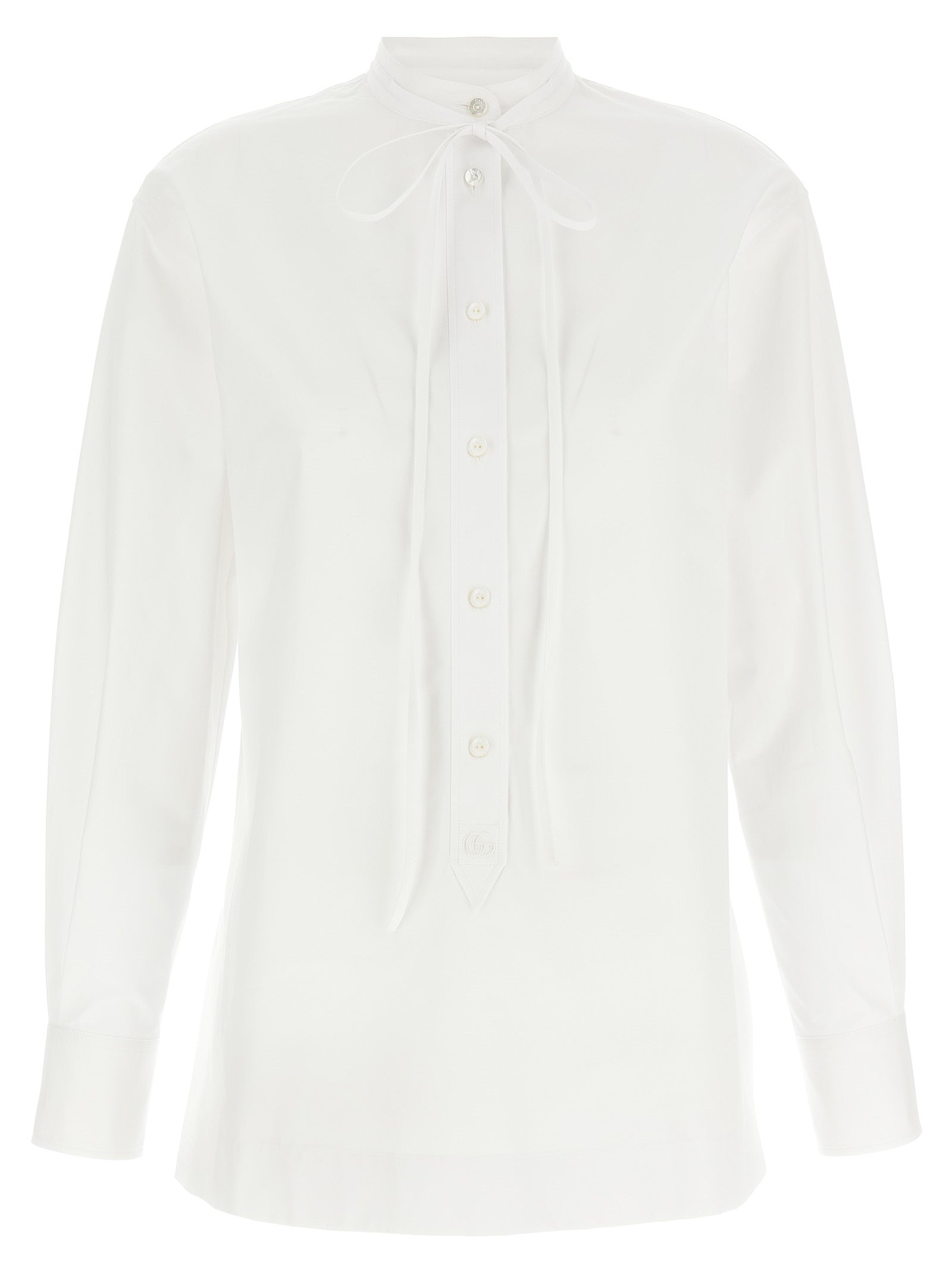 Gucci Weiße Baumwollbluse