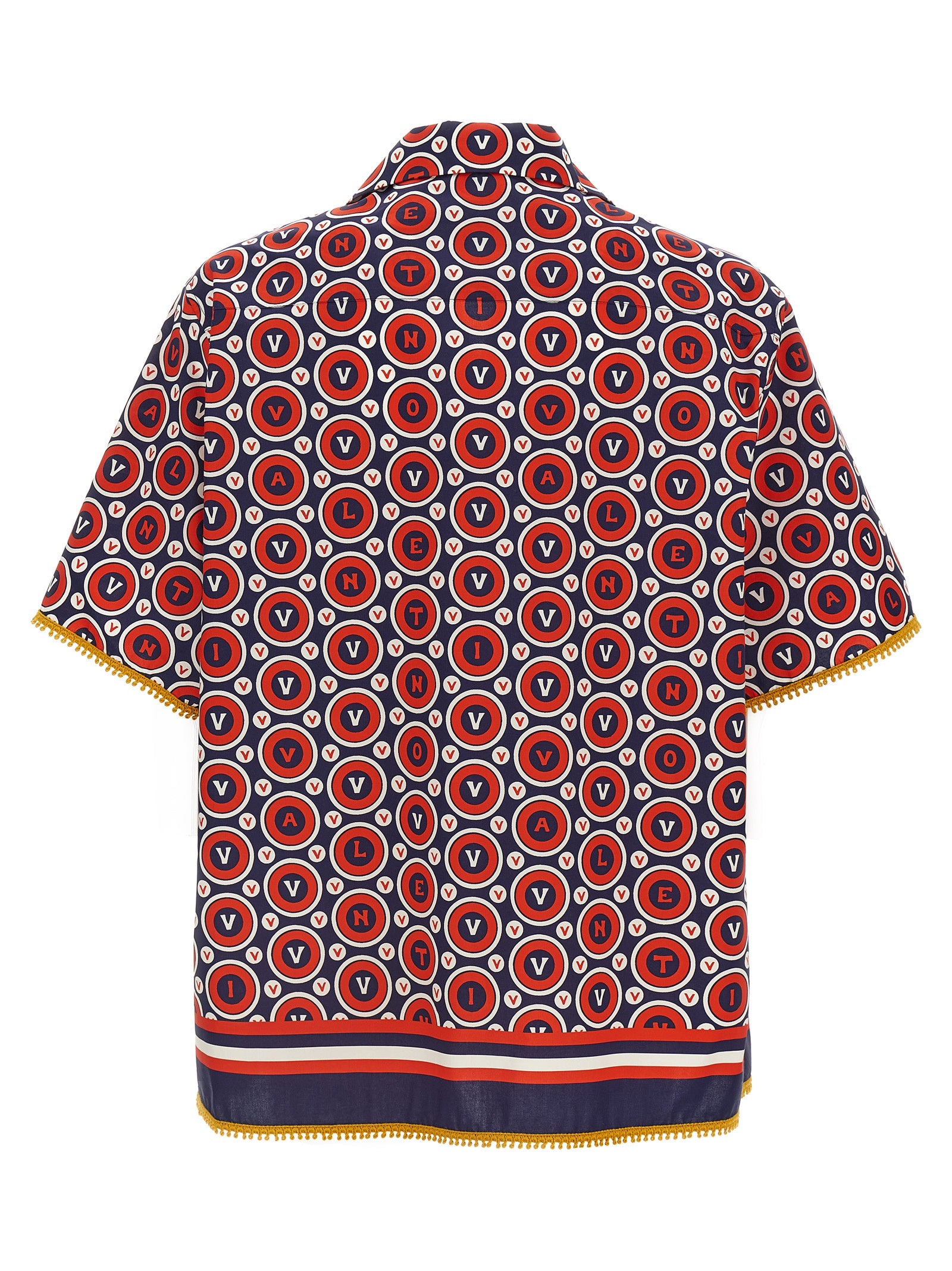 Valentino Garavani Mehrfarbige Baumwollbluse