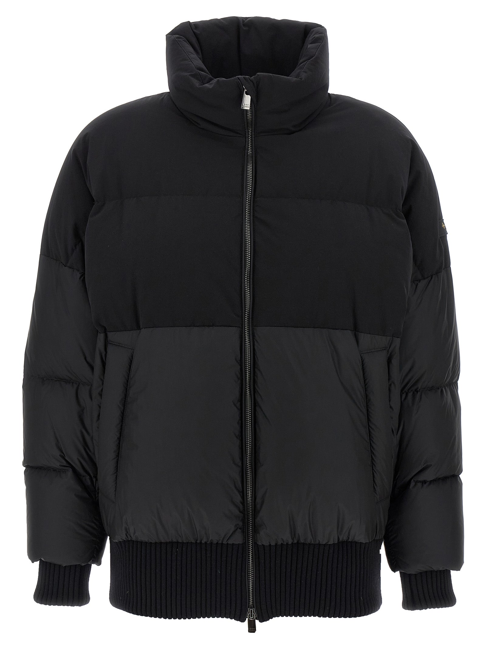 Tatras Schwarzer Nylon-Bomber