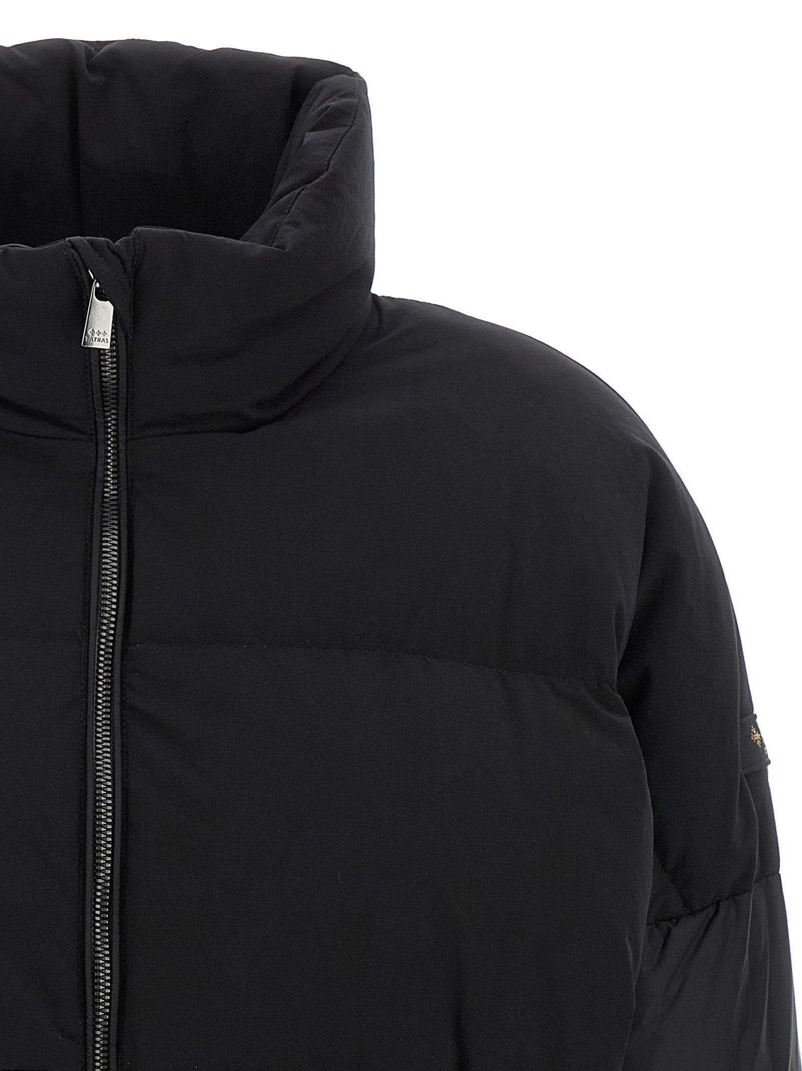 Tatras Schwarzer Nylon-Bomber