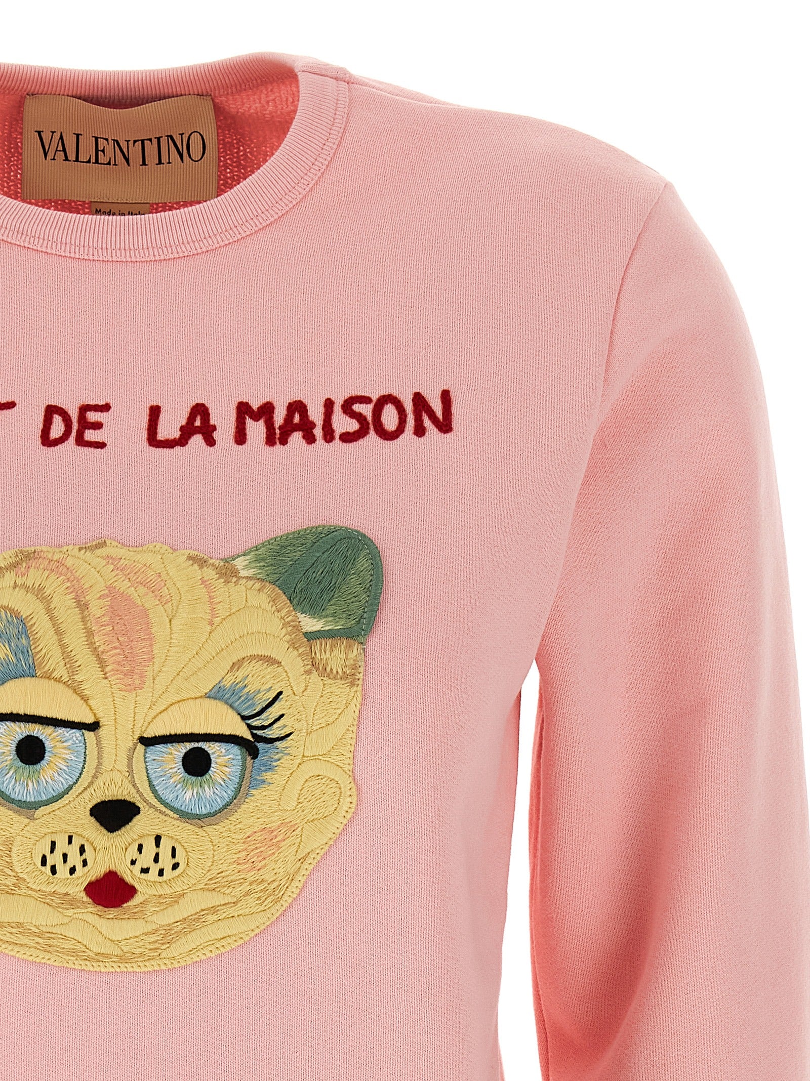 Valentino Garavani Mehrfarbiger Baumwollpullover