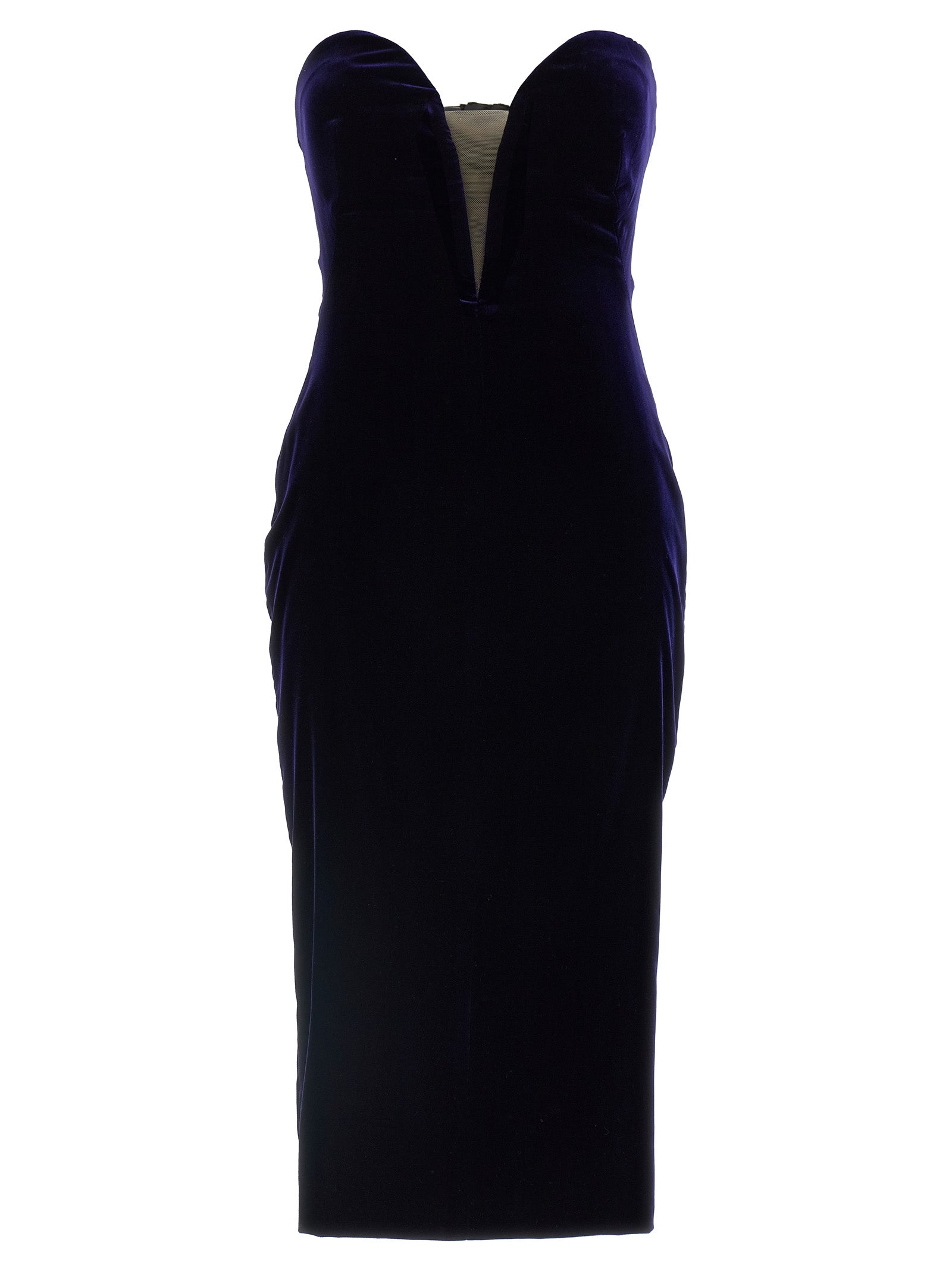Tom Ford Blaues Viskose-Midi-Kleid