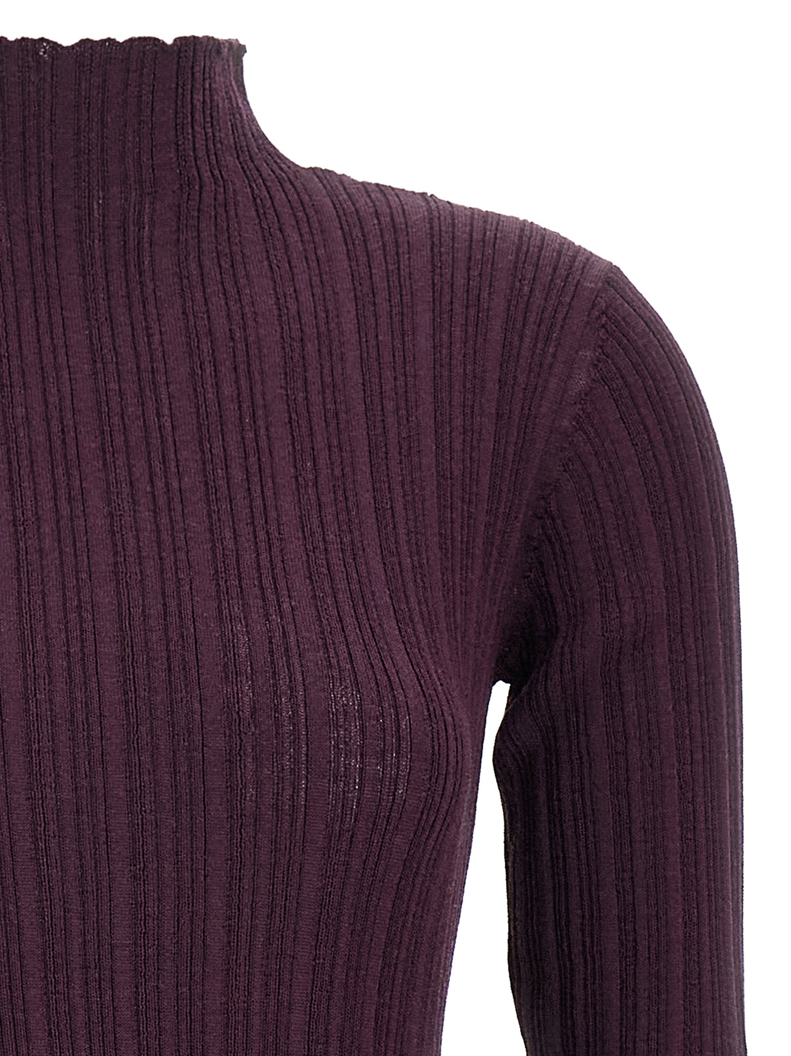Giuseppe Di Morabito Kurzes Kleid aus violettfarbener Wolle