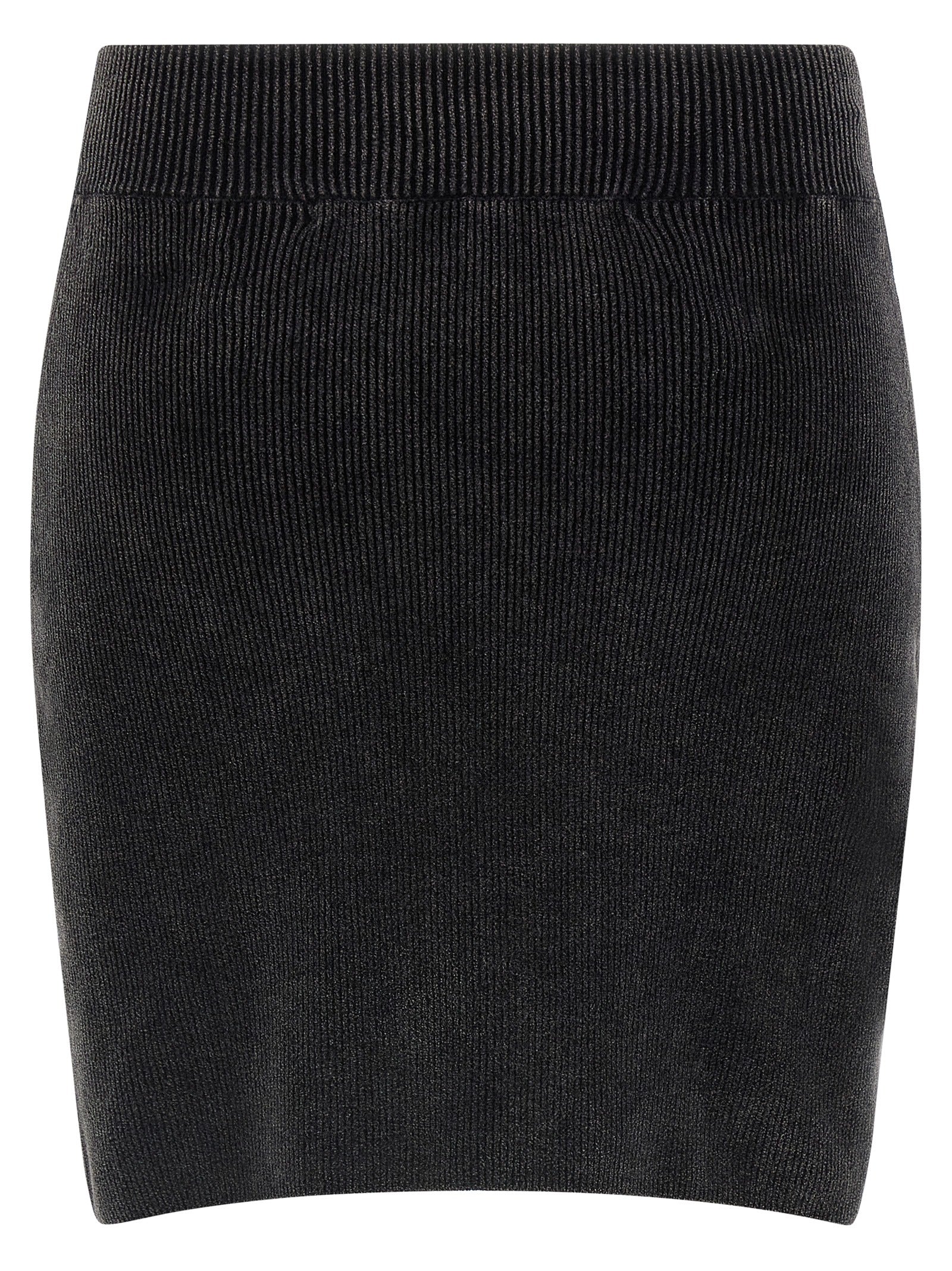 Alexander Wang Schwarzer Baumwoll-Maxirock