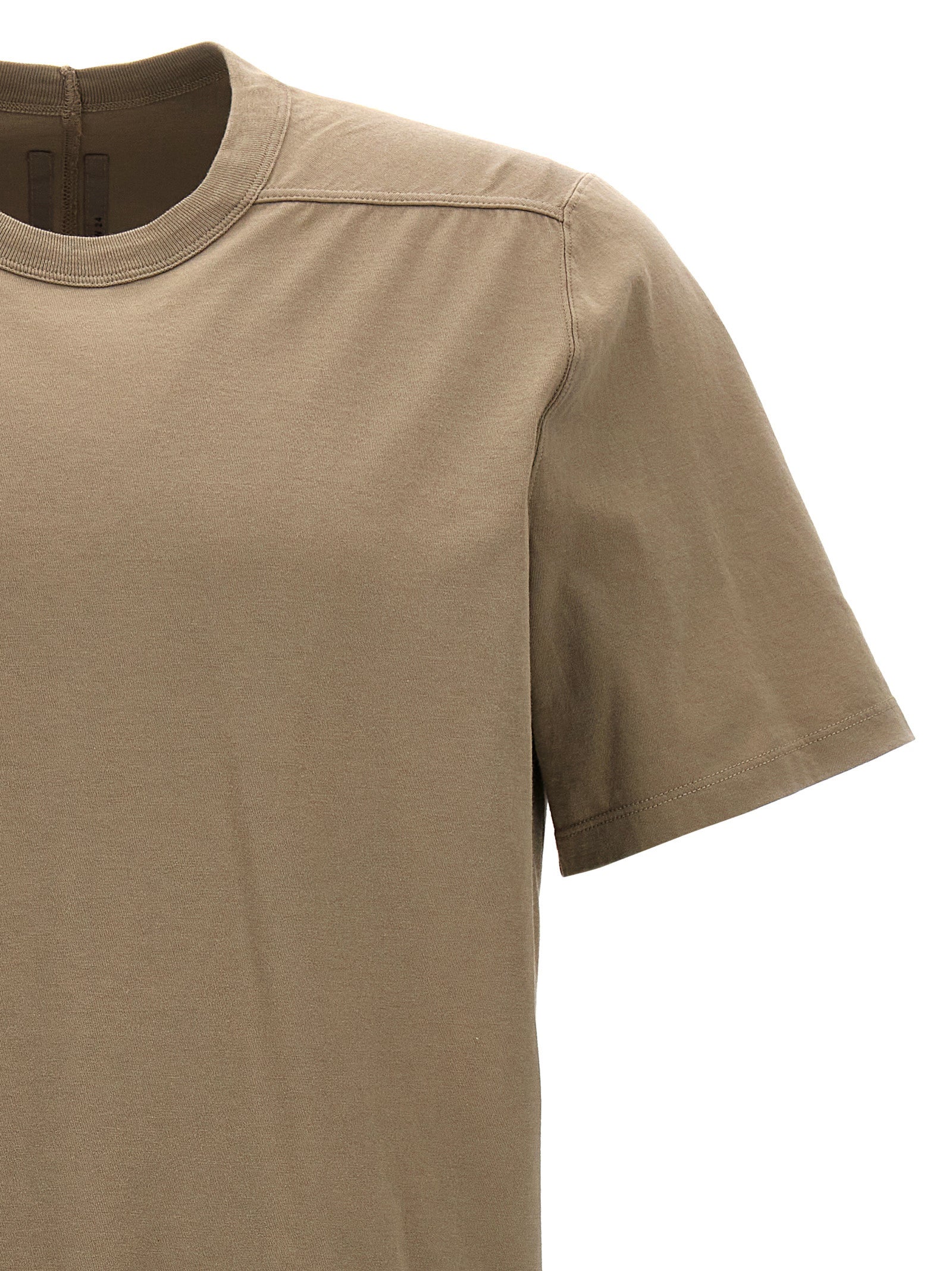 Rick Owens Graues Baumwoll-T-Shirt