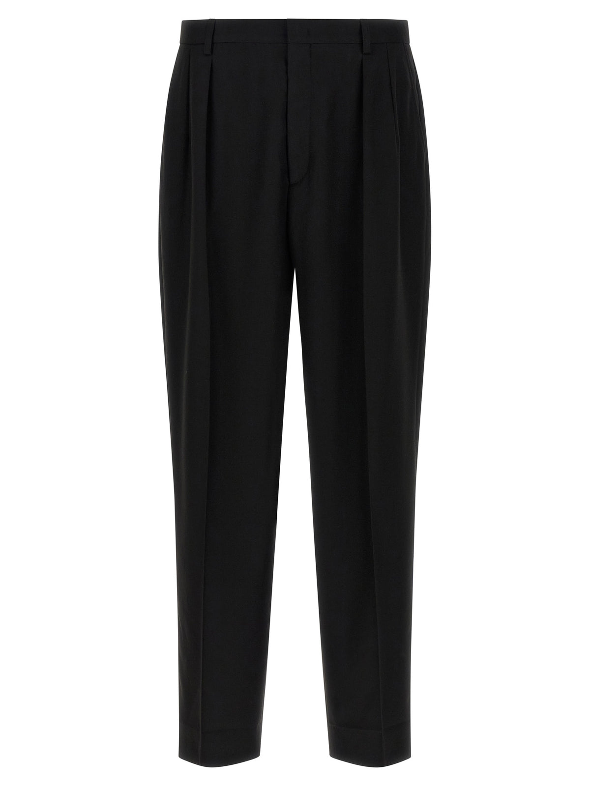 CELLAR DOOR Schwarze Palazzo-Hose aus Polyester