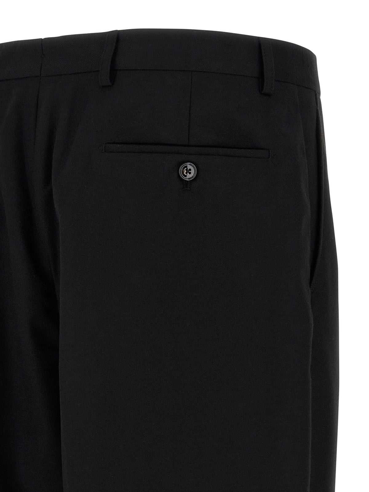 CELLAR DOOR Schwarze Palazzo-Hose aus Polyester