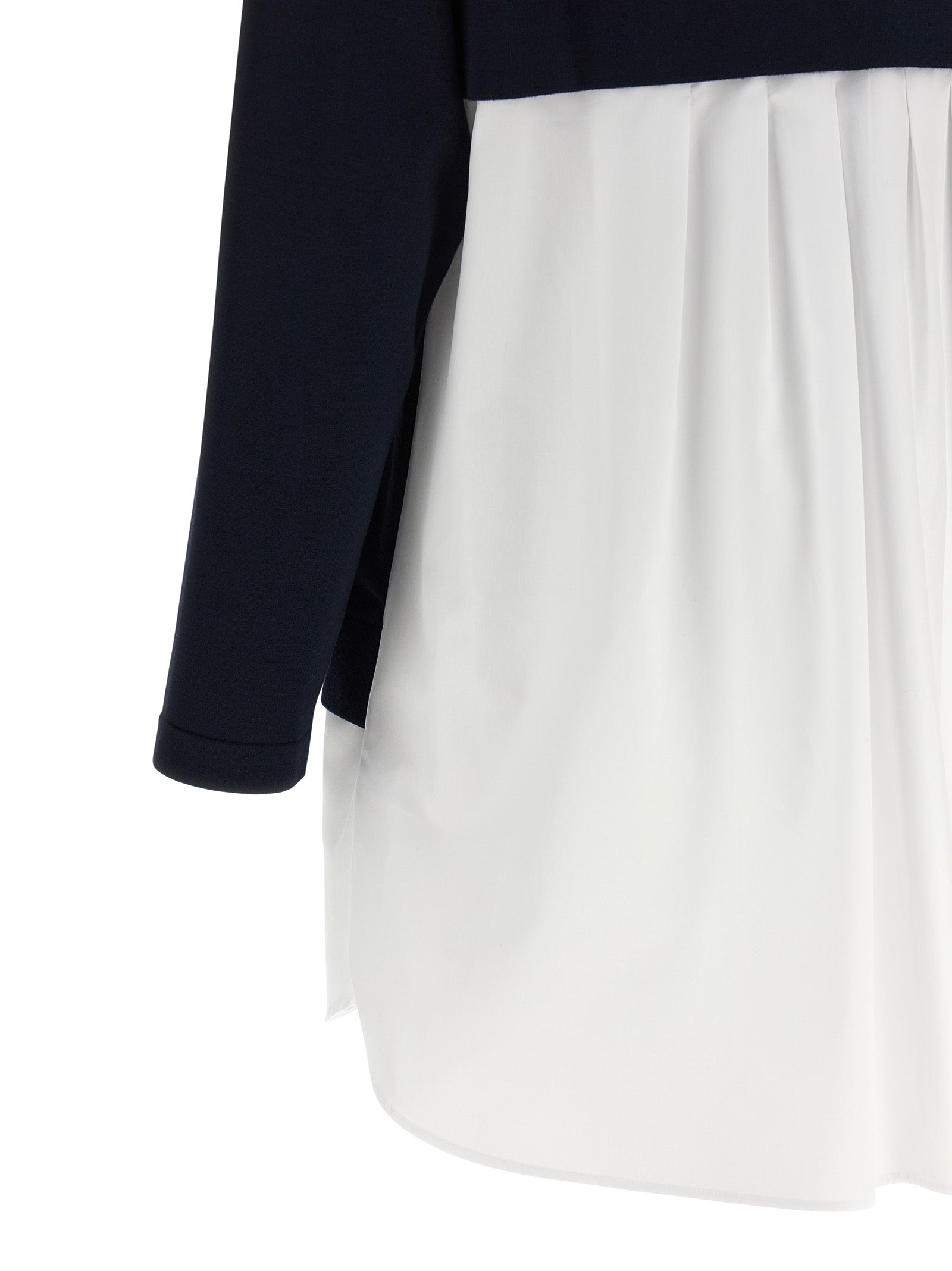 Elisabetta Franchi Kurzes blaues Kleid aus Viskose