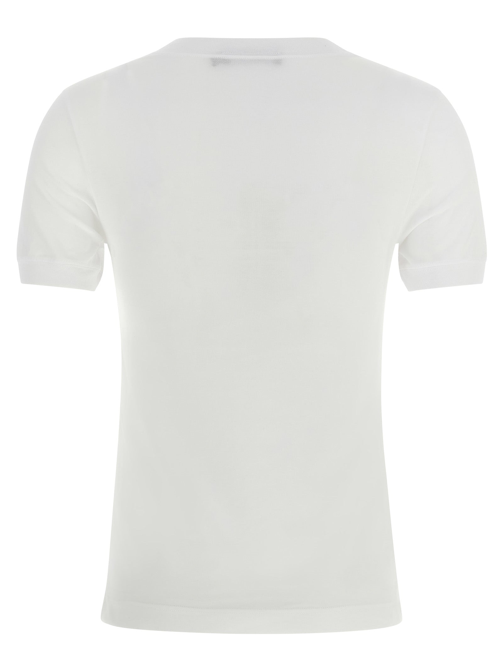 Dolce & Gabbana Weißes Baumwoll-T-Shirt