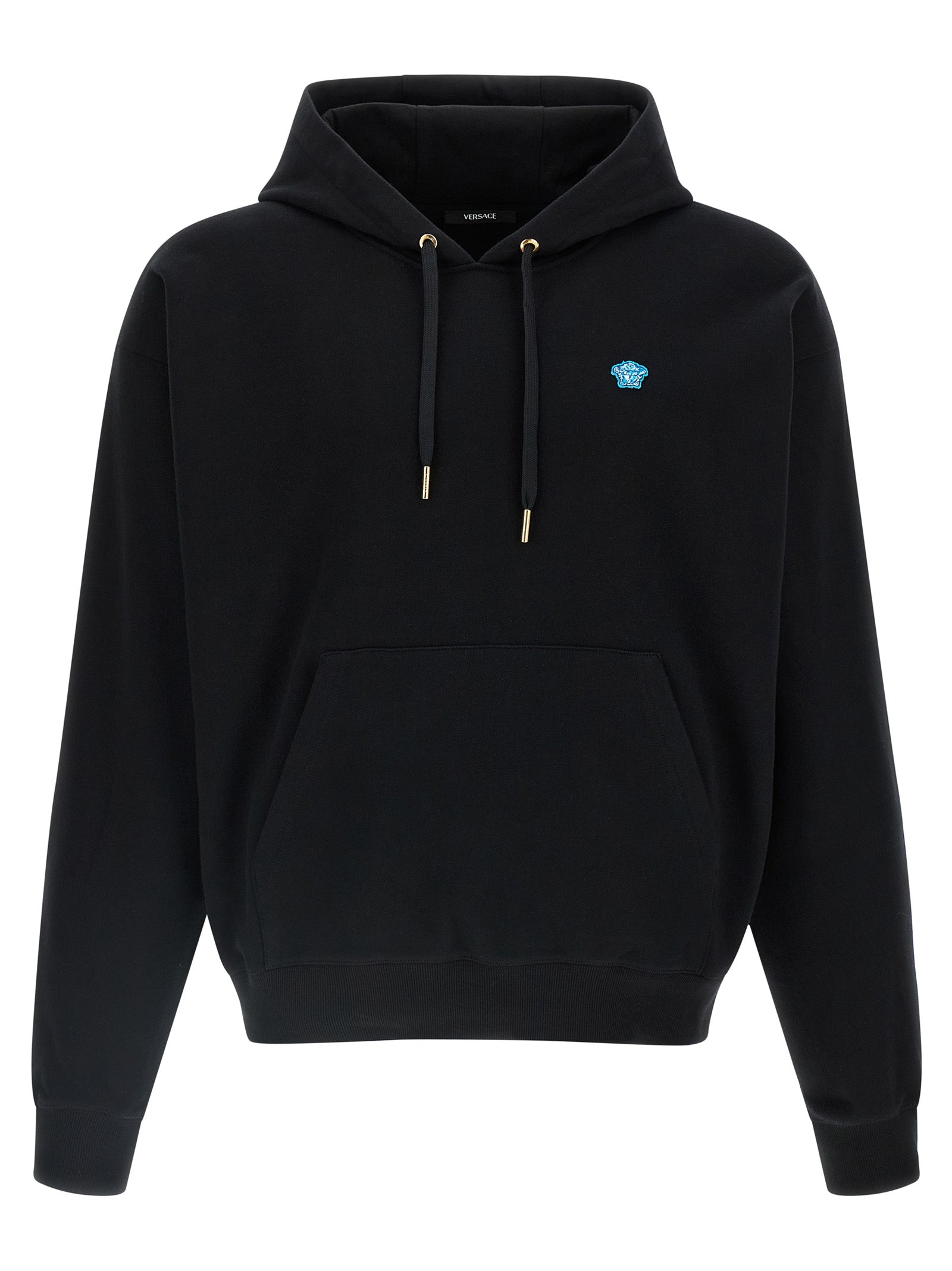 Versace Schwarzer Baumwoll-Sweatshirt