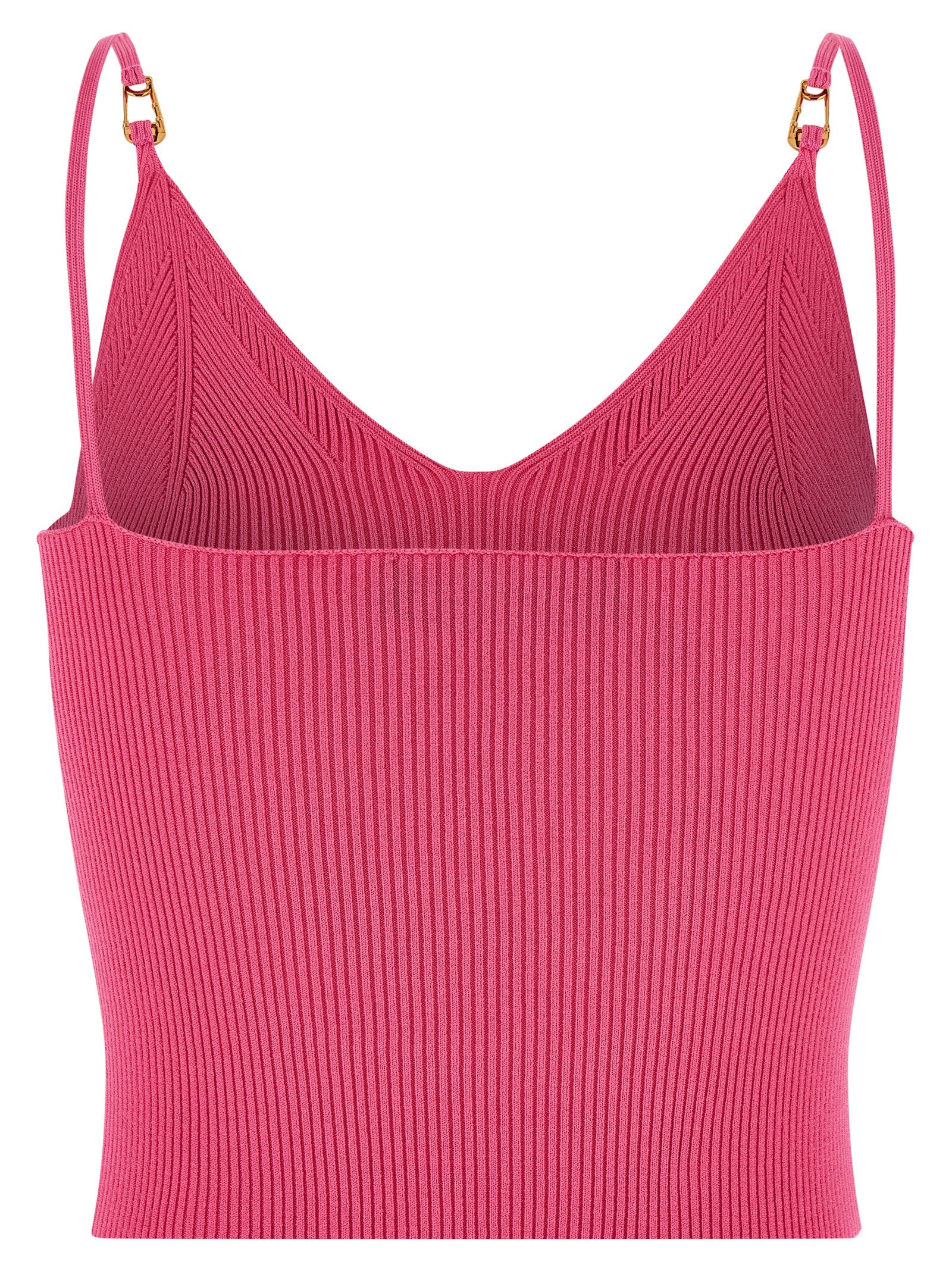Versace Ärmelloses T-Shirt aus Viskose in Fuchsia