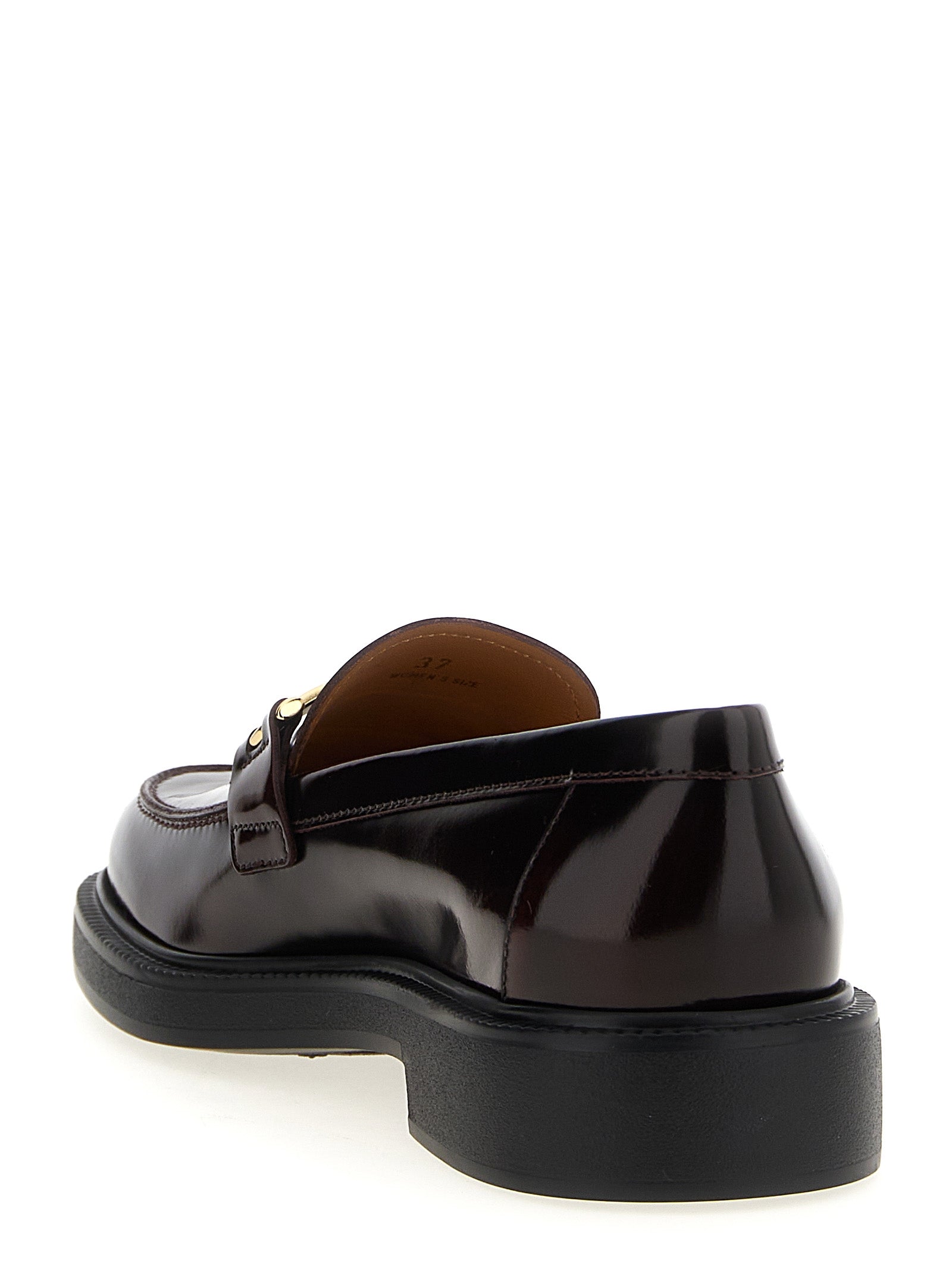 Tod's Bordeaux Kalbsleder Loafer