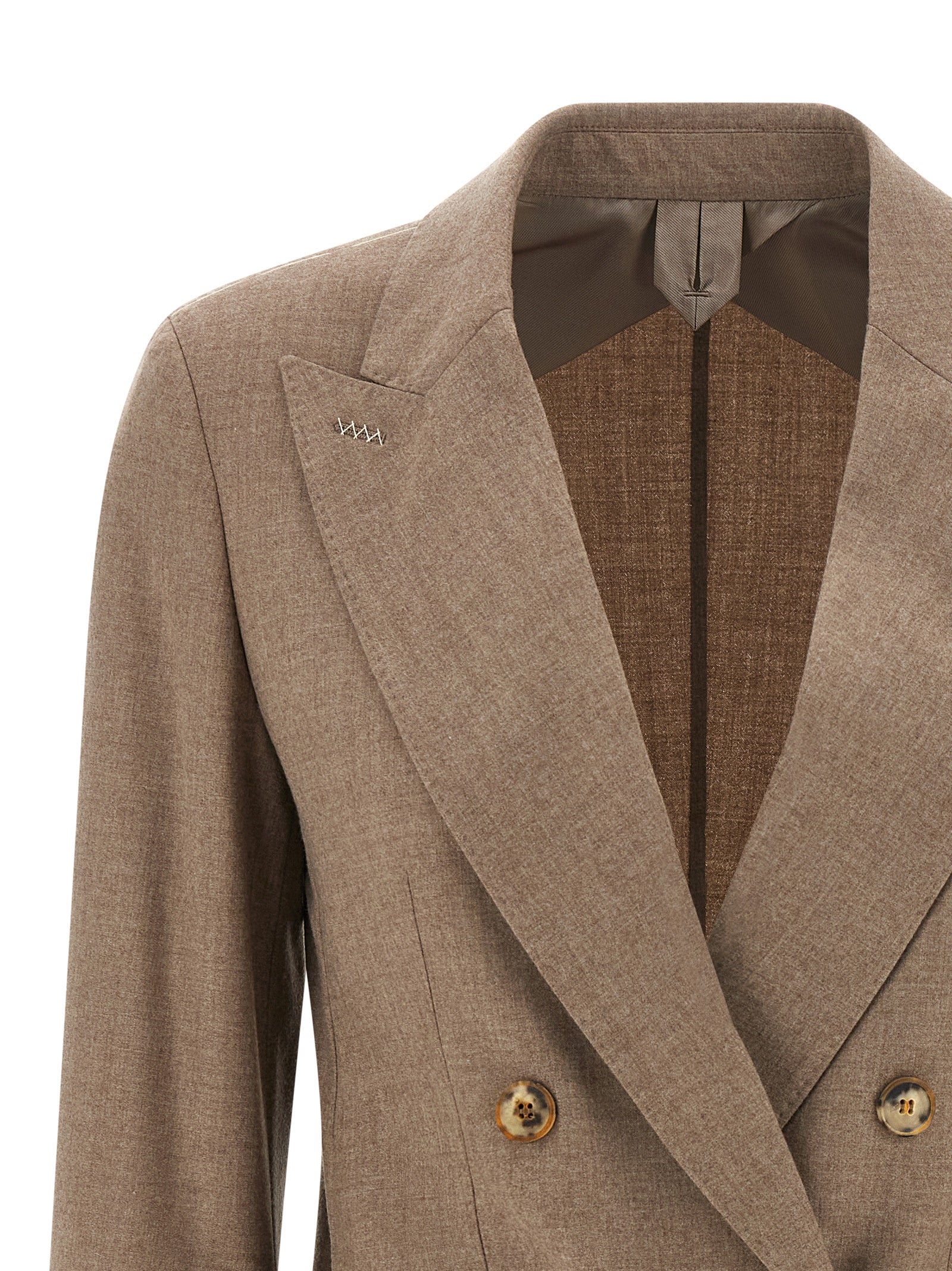 Max Mara Beiger Kaschmir-Blazer