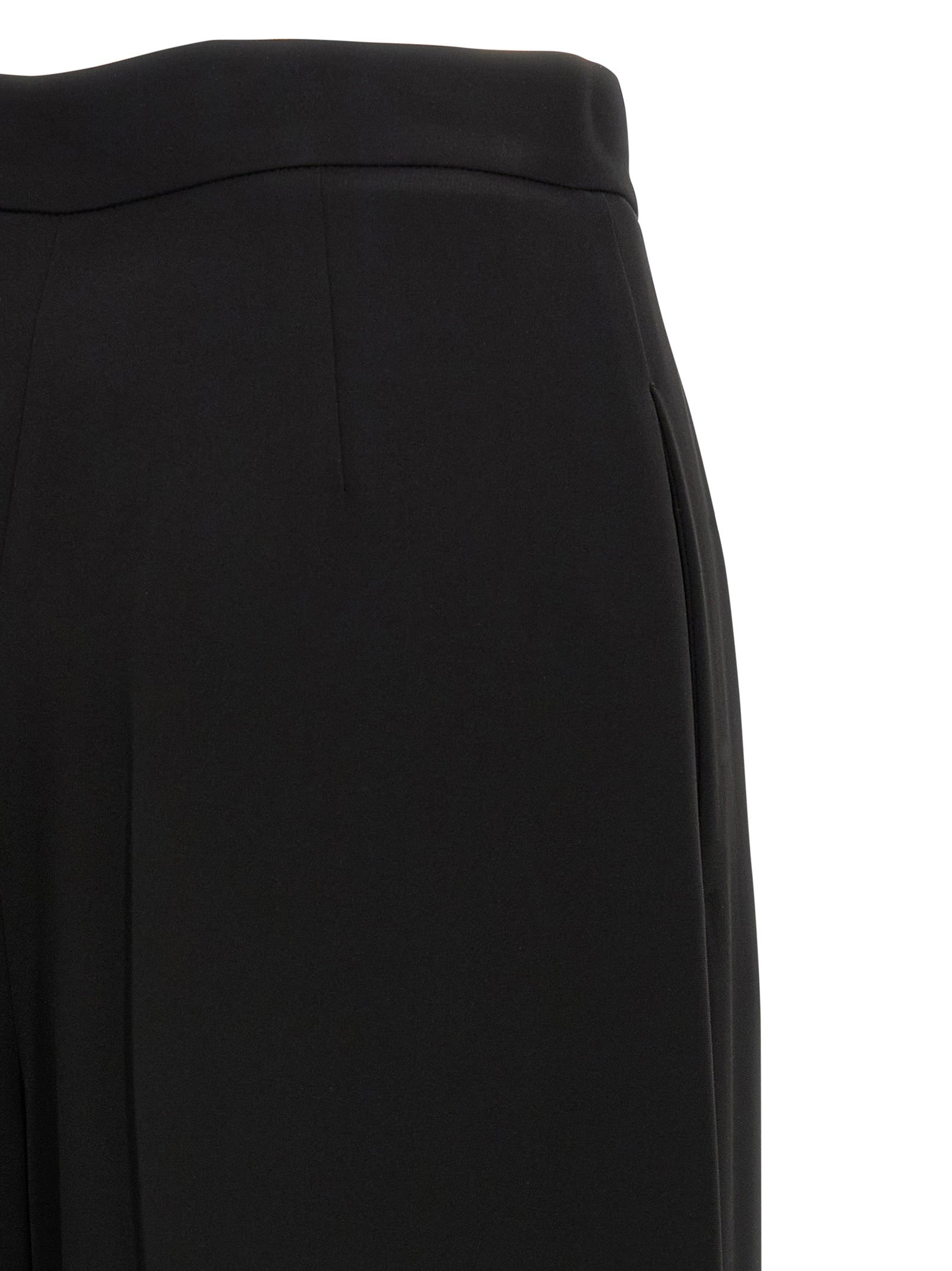 Max Mara Schwarze Triacetat-Hose