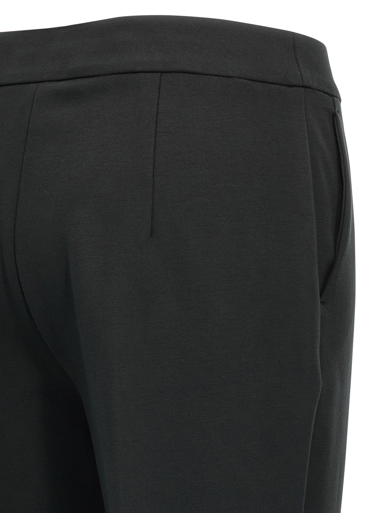 Max Mara Schwarze Freizeithose aus Viskose