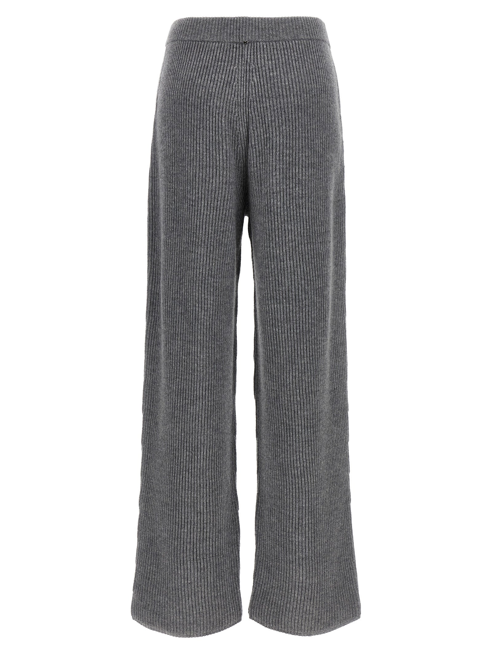 Sportmax Graue Woll-Freizeithose