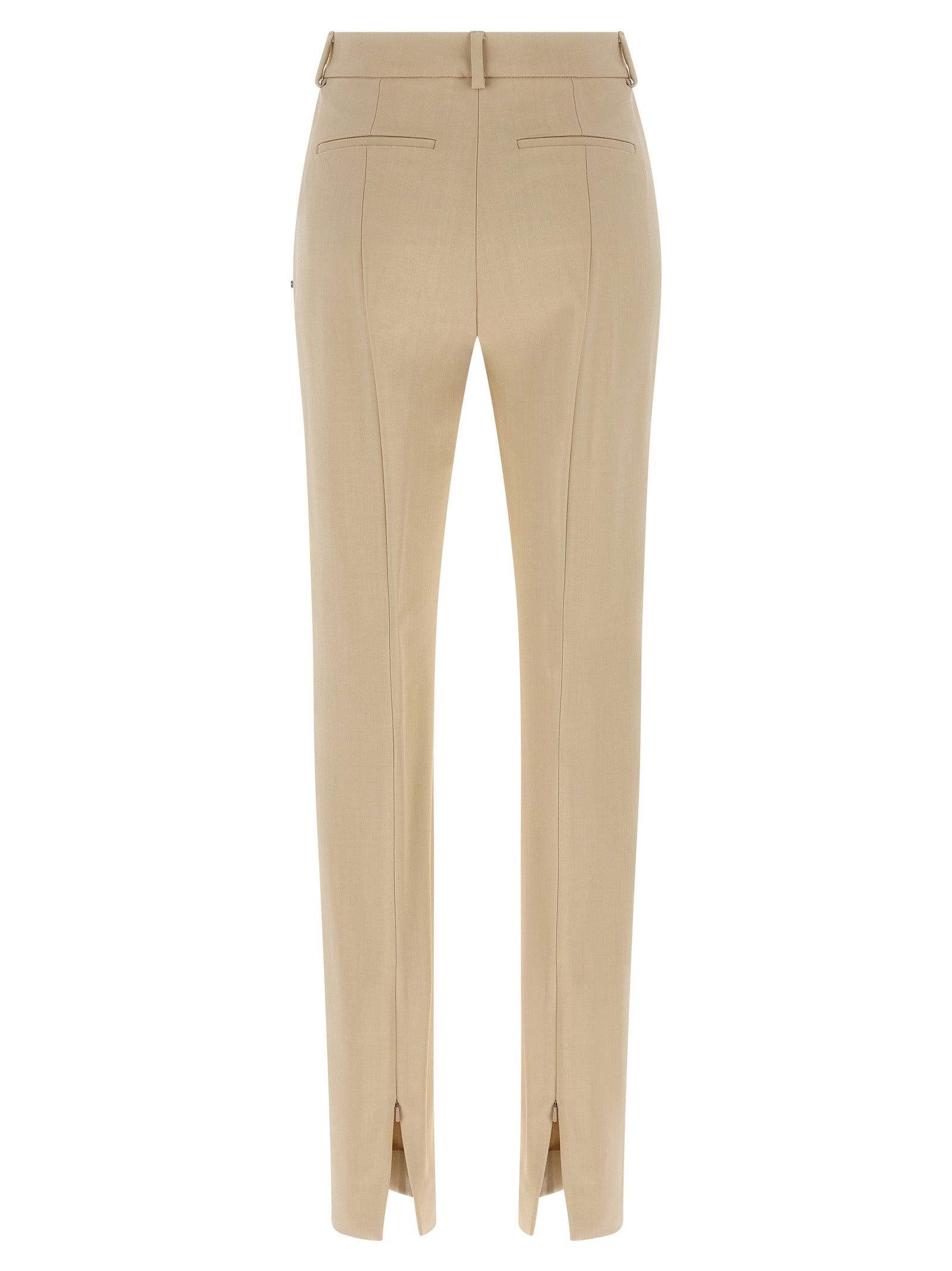Sportmax Beige Viskose Anzughose