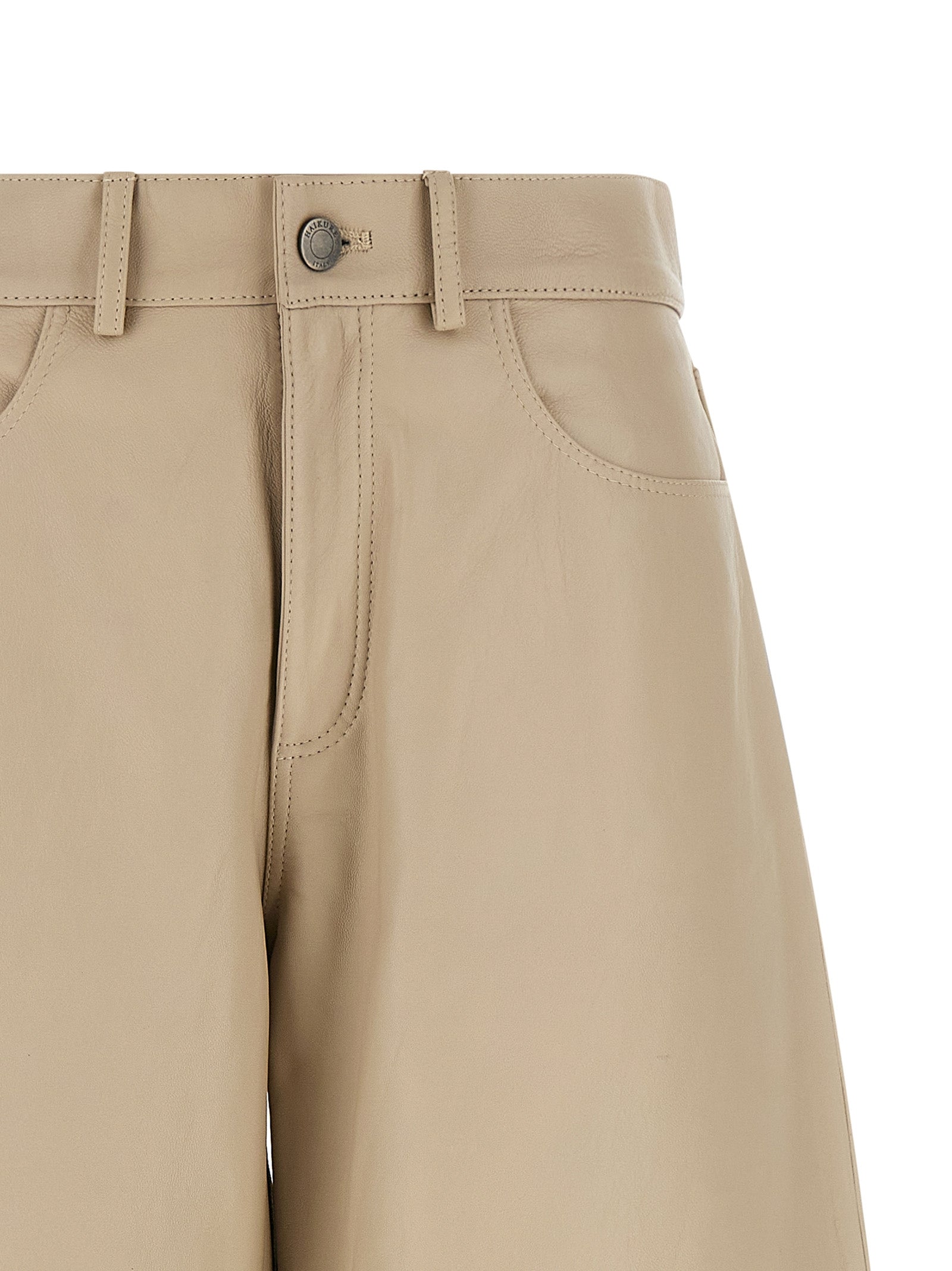 Haikure Beige Lederhose