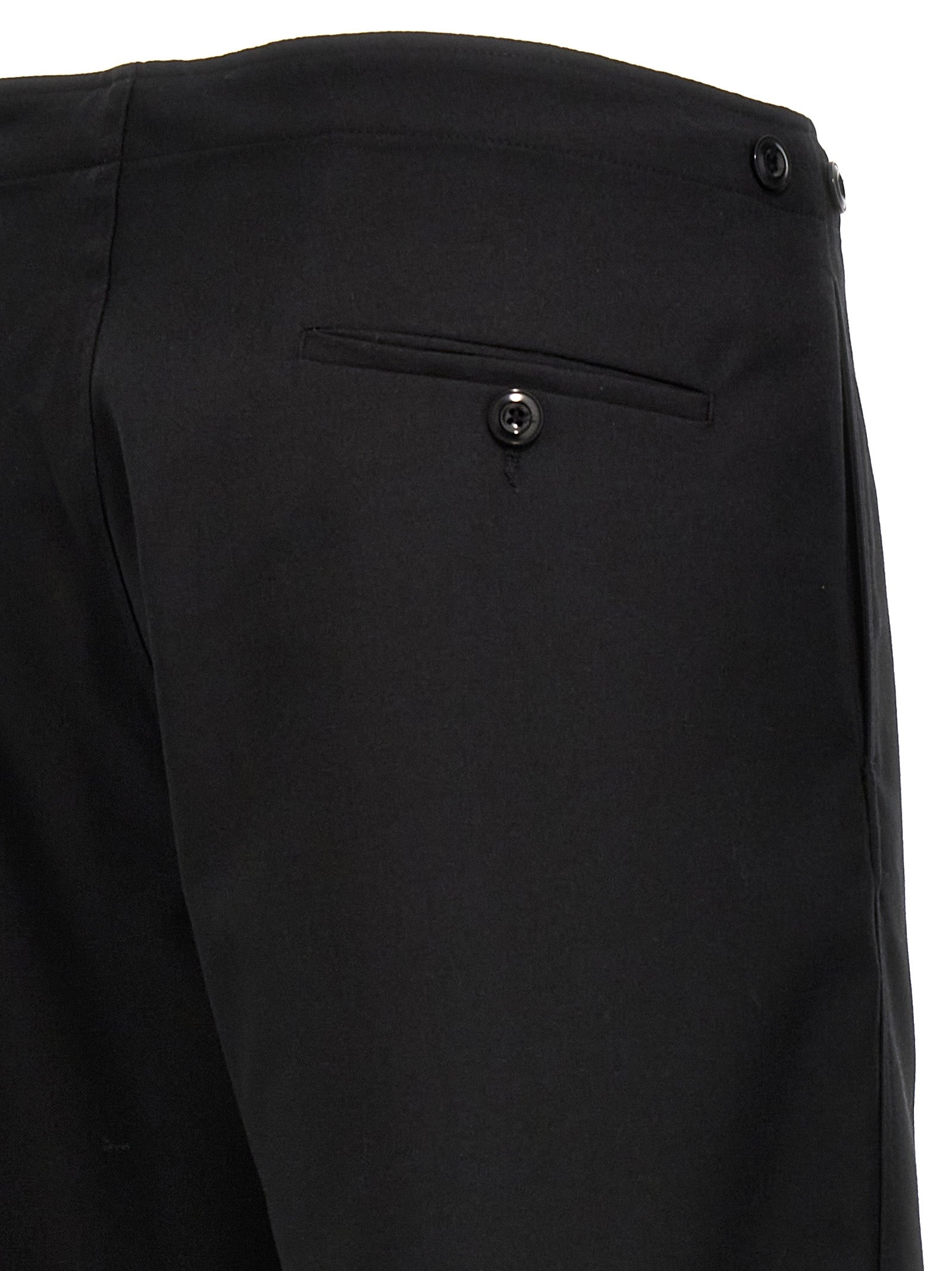 CELLAR DOOR Schwarze Freizeithose aus Polyester