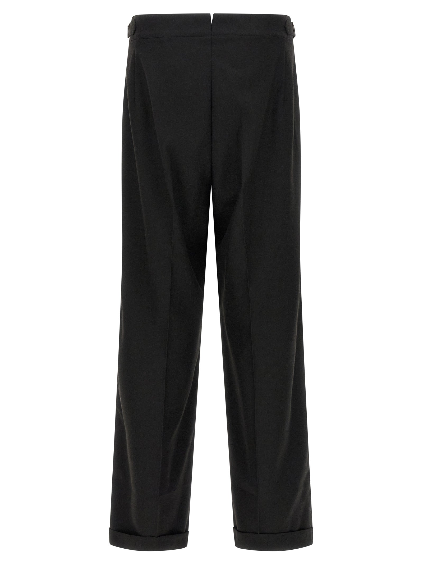 CELLAR DOOR Schwarze Freizeithose aus Polyester