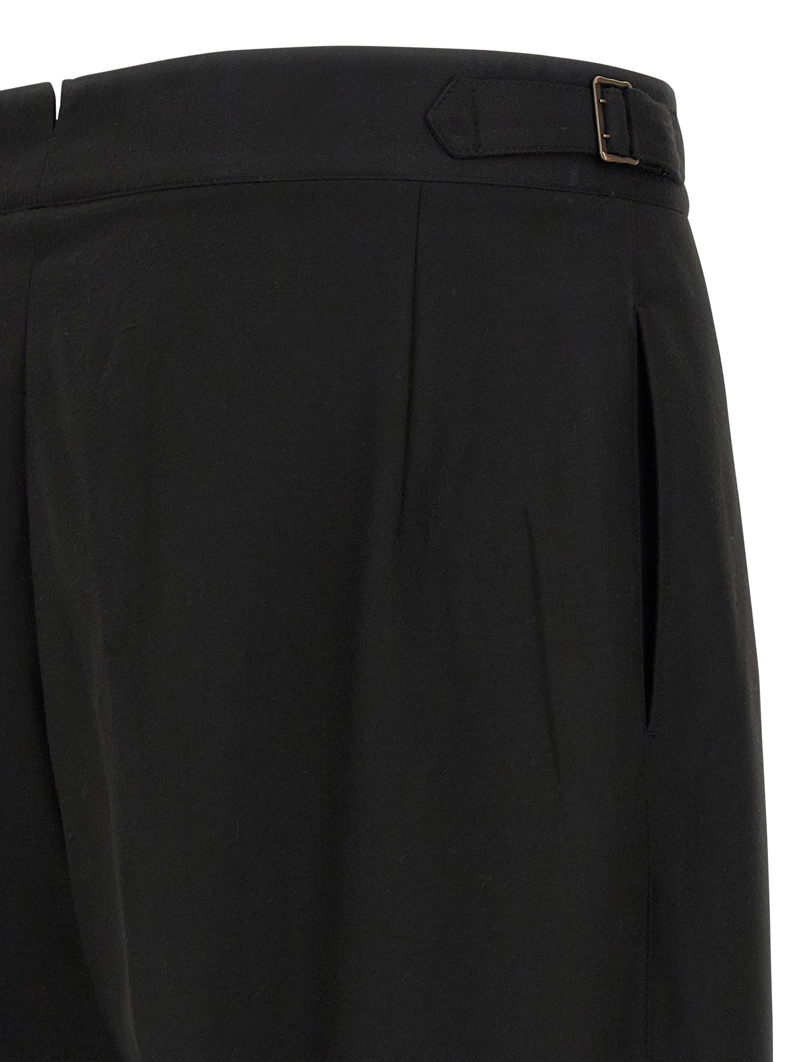CELLAR DOOR Schwarze Freizeithose aus Polyester