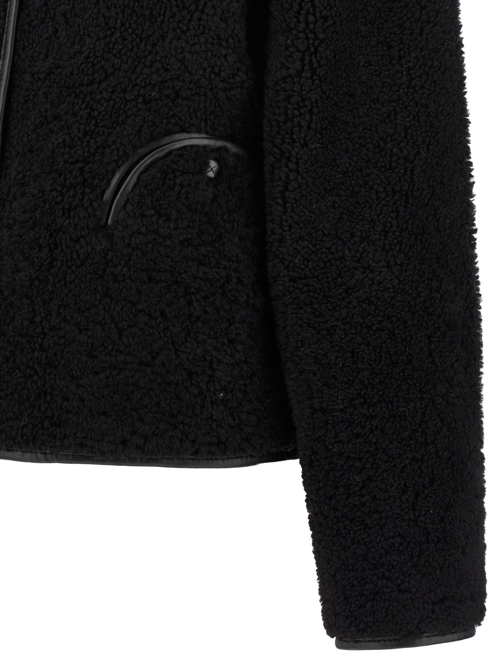 Blazé Milano Schwarze Lammleder-Shell-Jacke