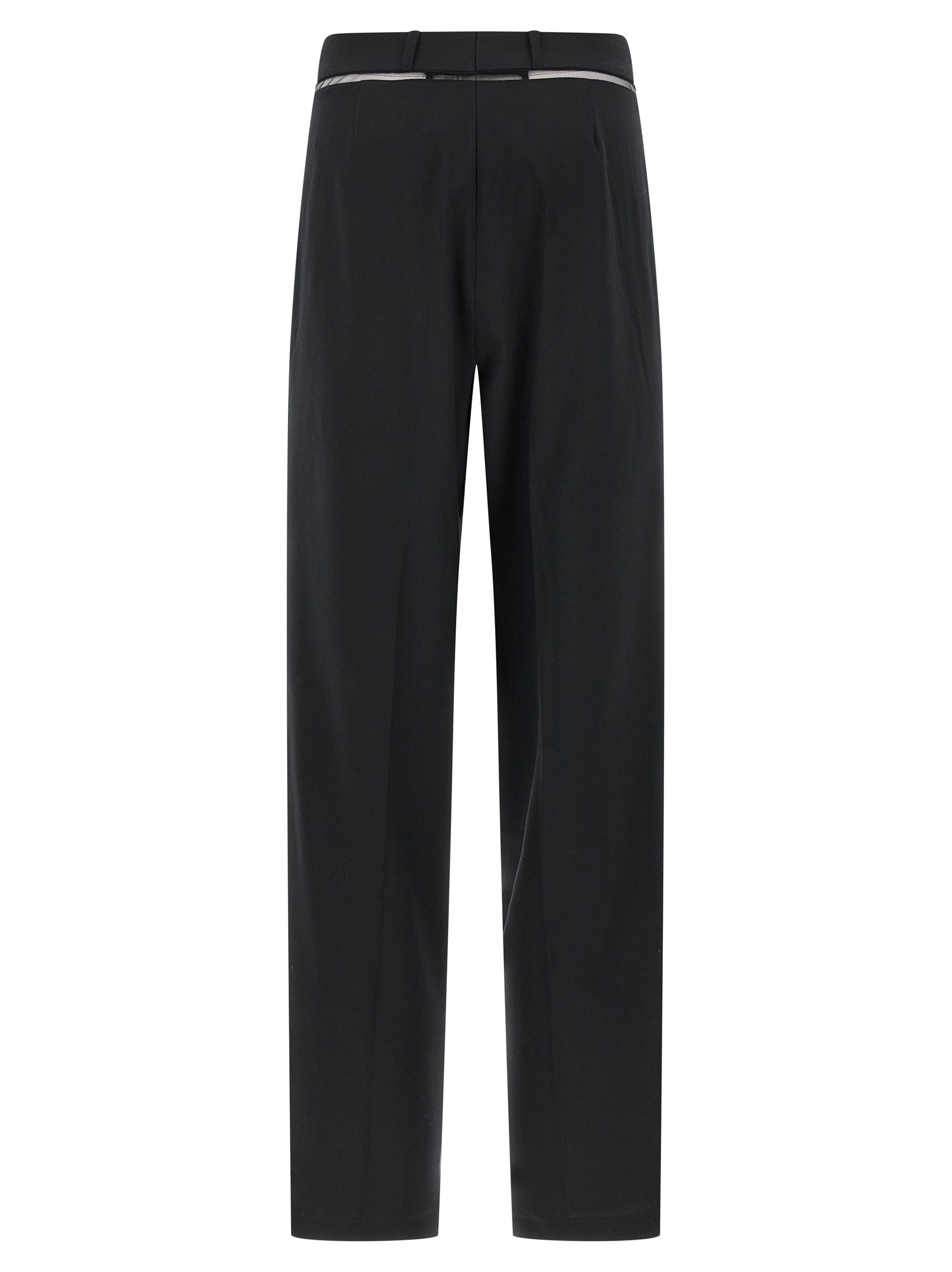 Nensi Dojaka Schwarze Hose aus reiner Schurwolle