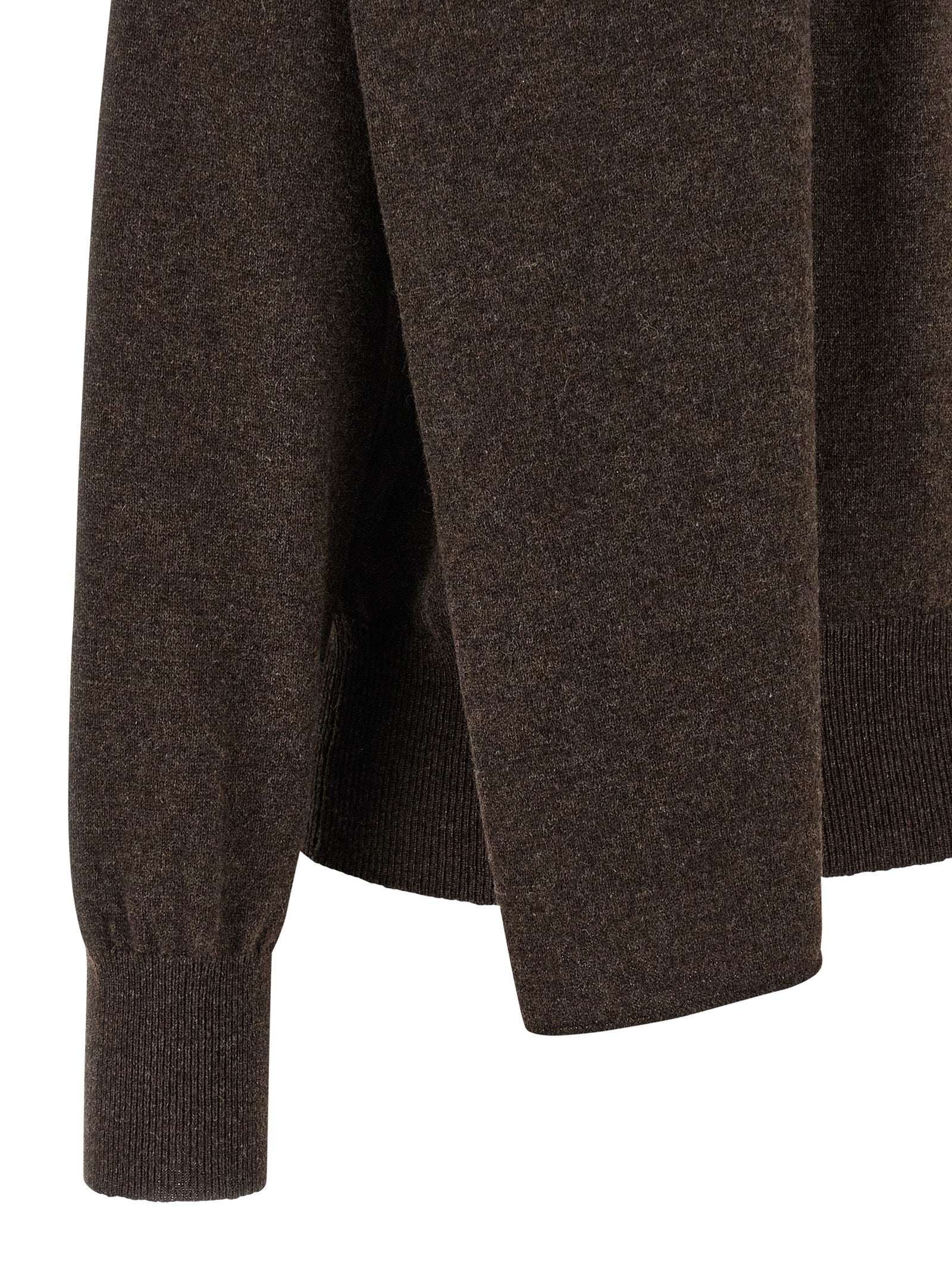 Ferragamo Brauner Kaschmir-Strickjacke