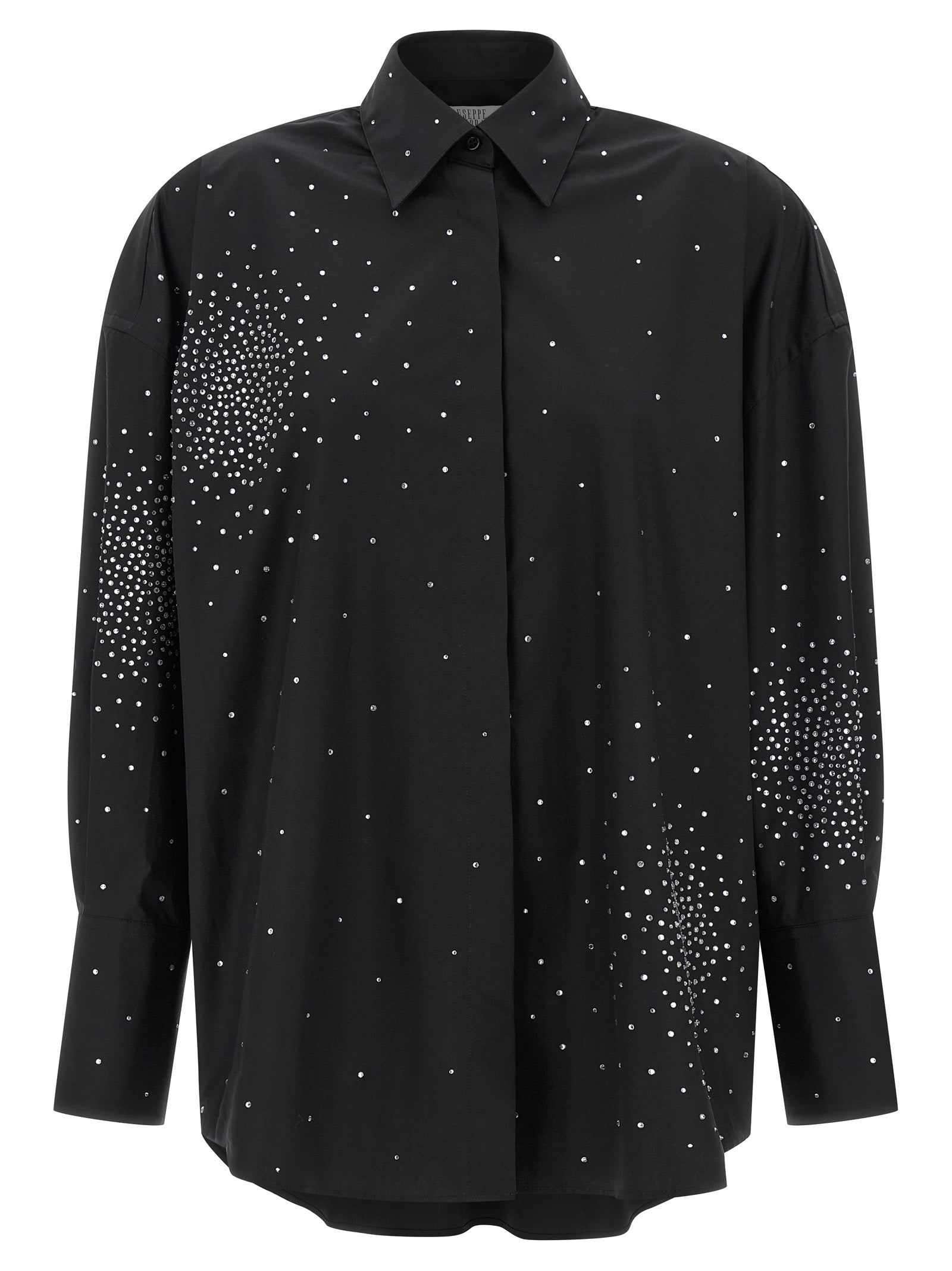 Giuseppe Di Morabito Schwarze Baumwollbluse