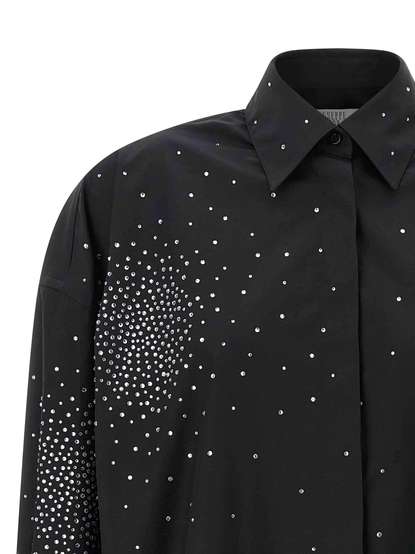 Giuseppe Di Morabito Schwarze Baumwollbluse