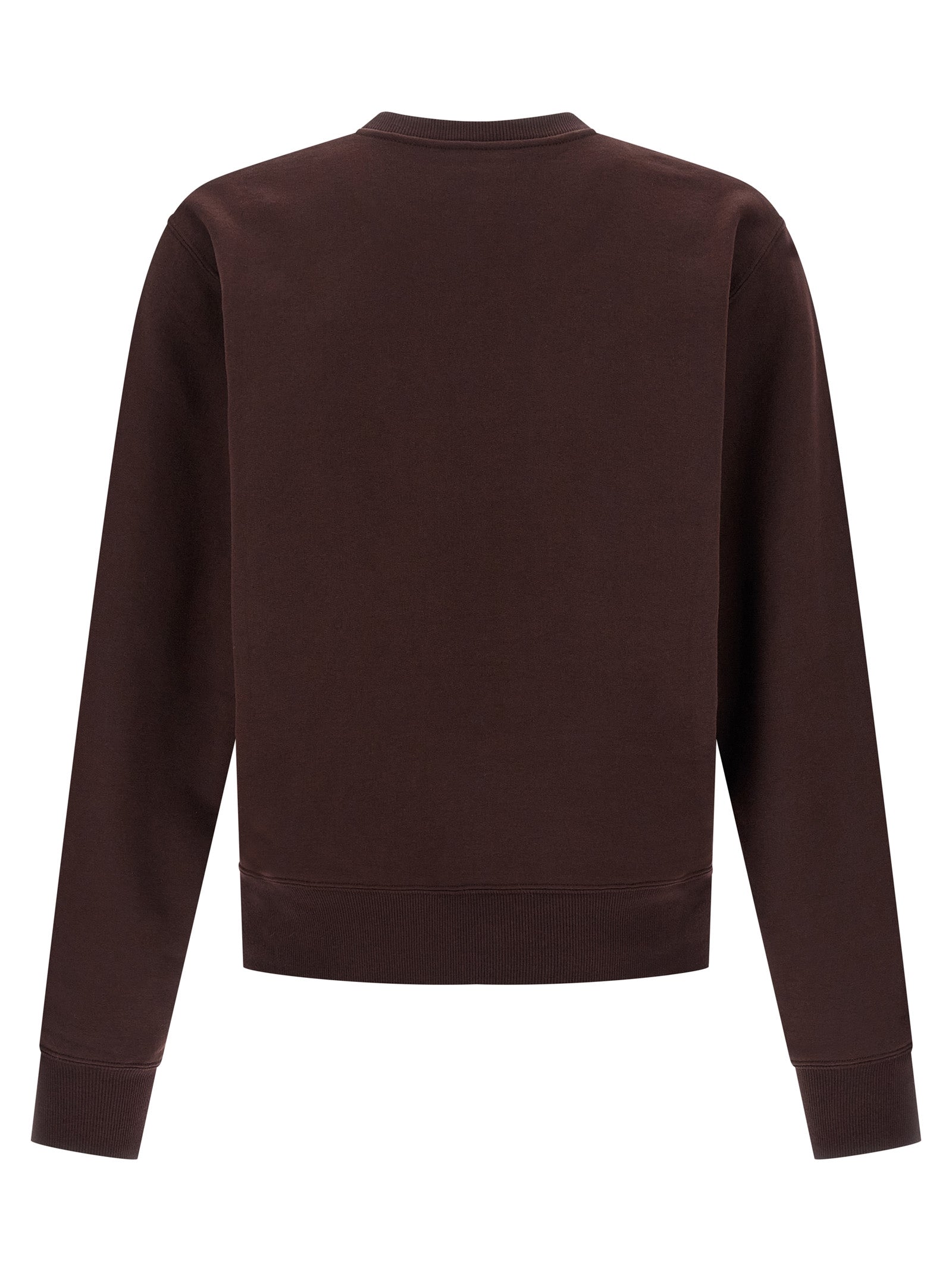 Saint Laurent Sweatshirt aus Baumwolle in Bordeaux