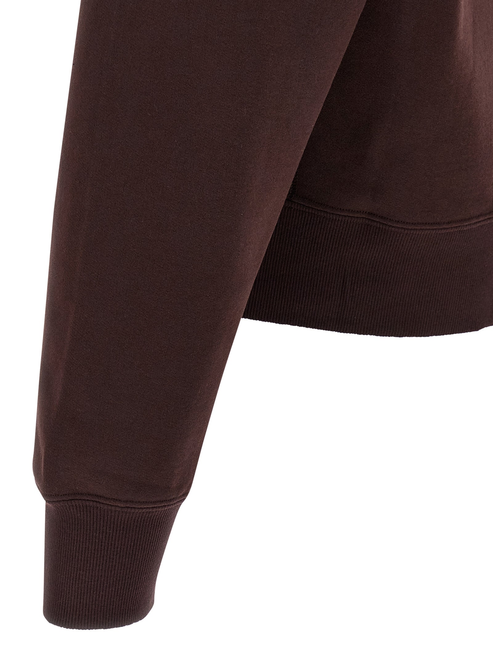 Saint Laurent Sweatshirt aus Baumwolle in Bordeaux