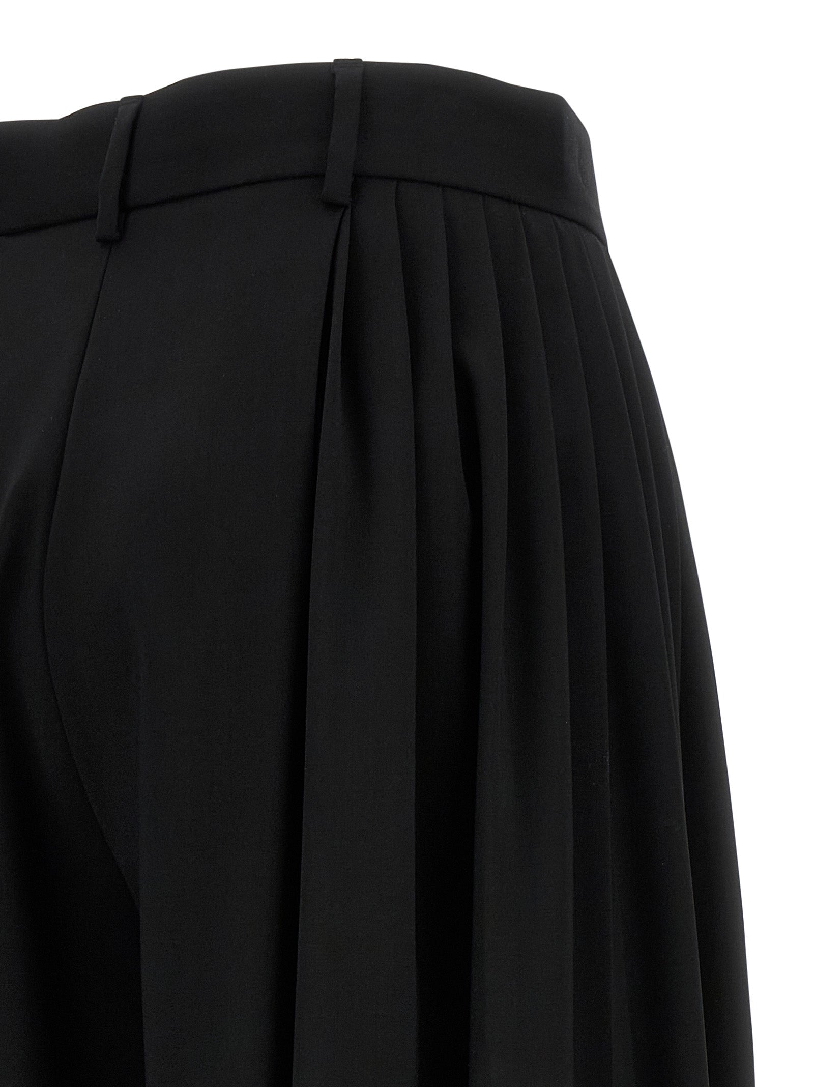 Giuseppe Di Morabito Schwarze Hose aus reiner Schurwolle