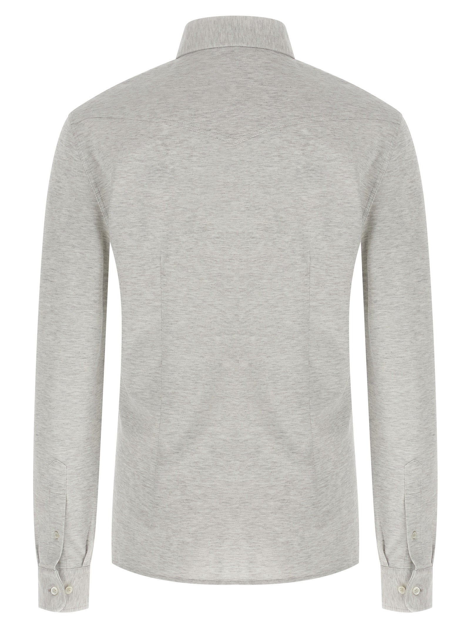 Brunello Cucinelli Graue Baumwollbluse