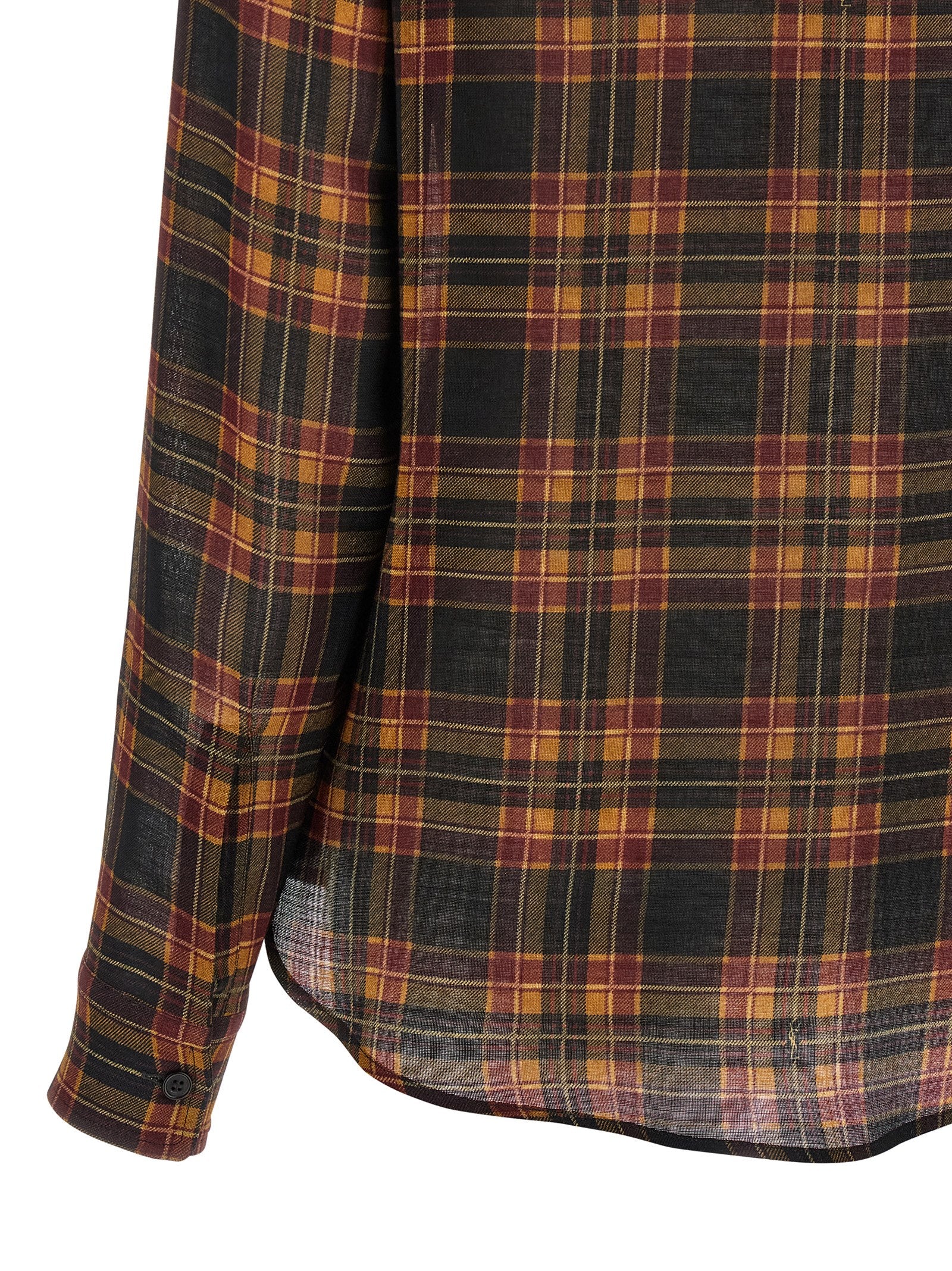 Saint Laurent Mehrfarbige Wollbluse