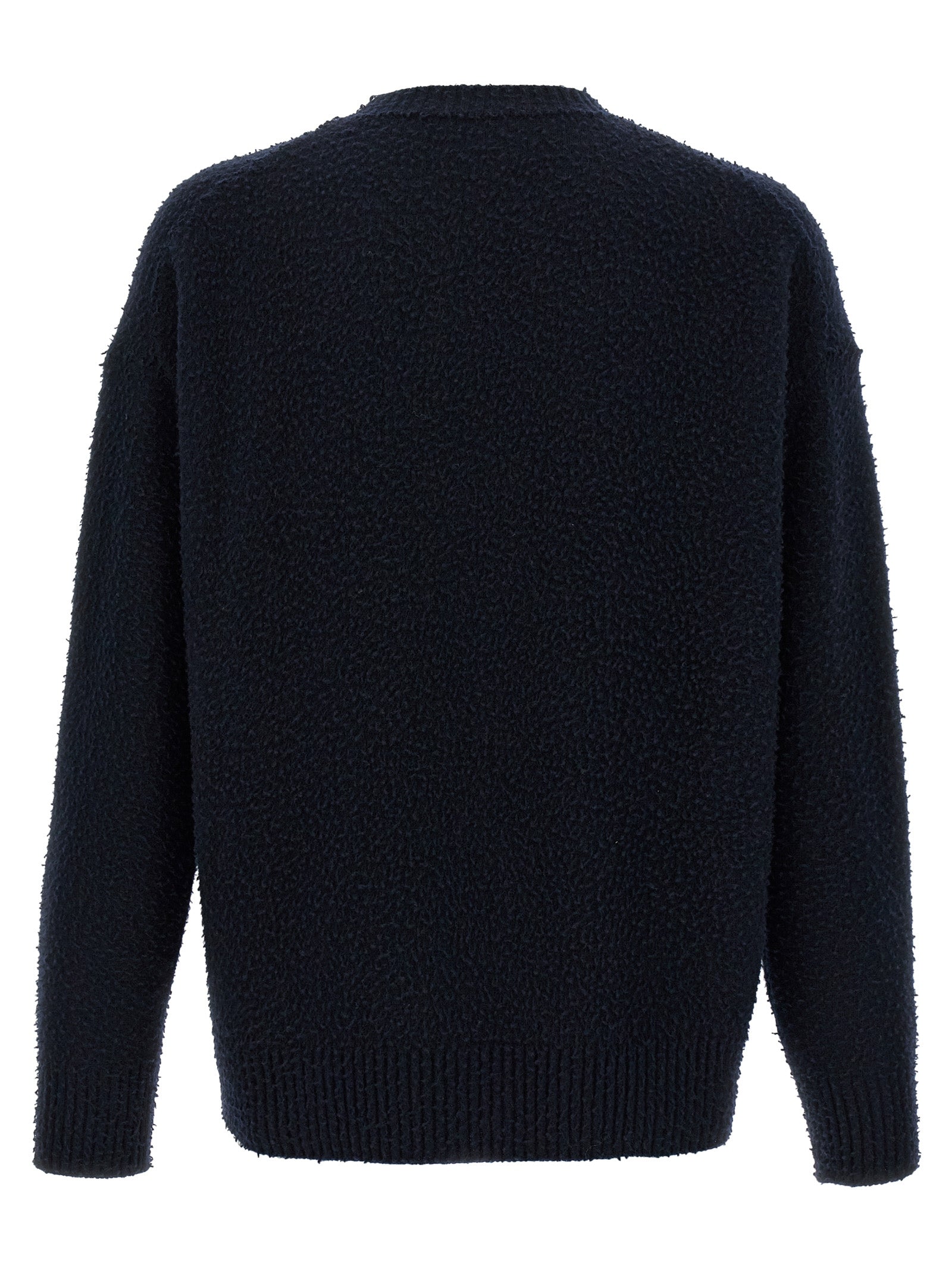Roberto Collina Blauer Cardigan aus Merinowolle