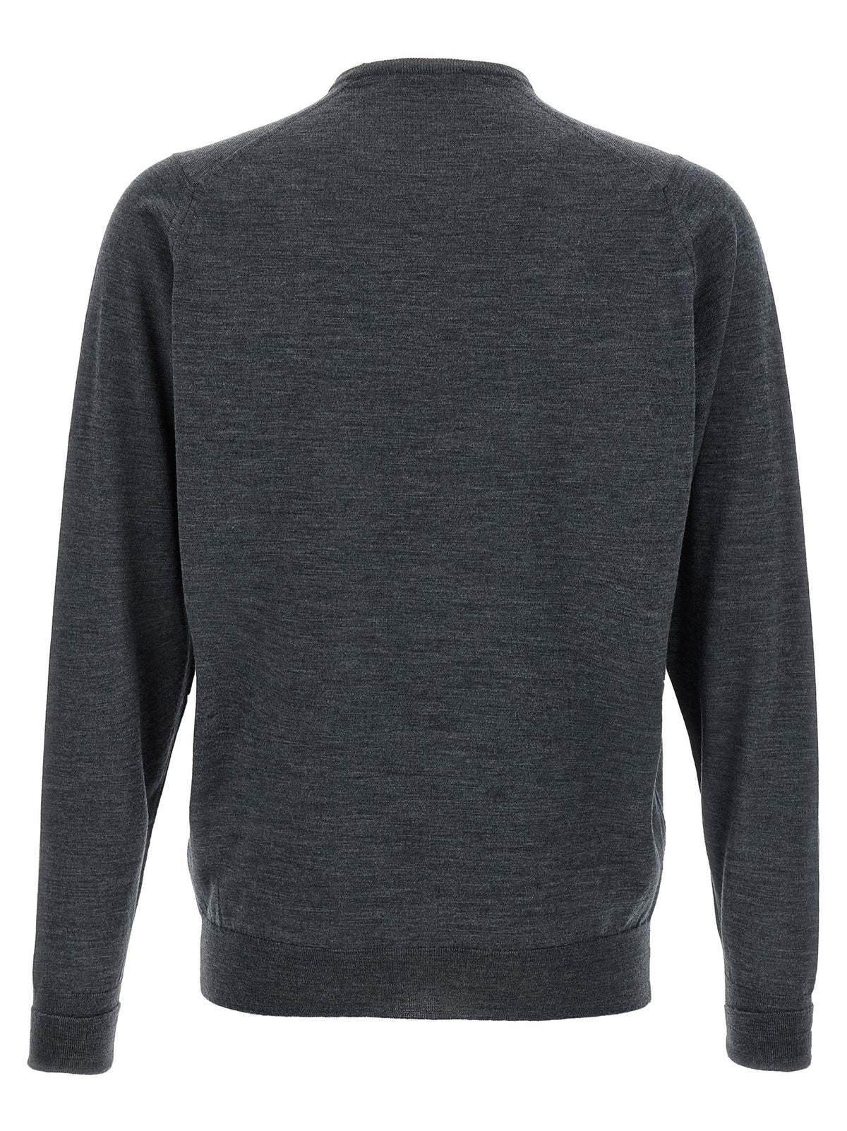 JOHN SMEDLEY Brauner Cardigan aus Merinowolle