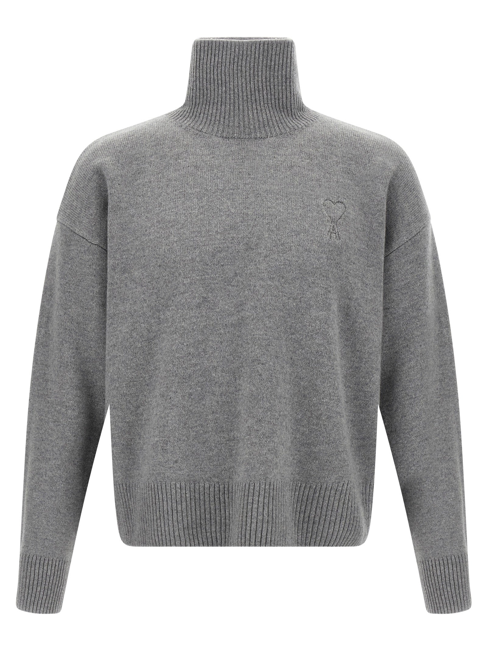 Ami Paris Grauer Wollcardigan