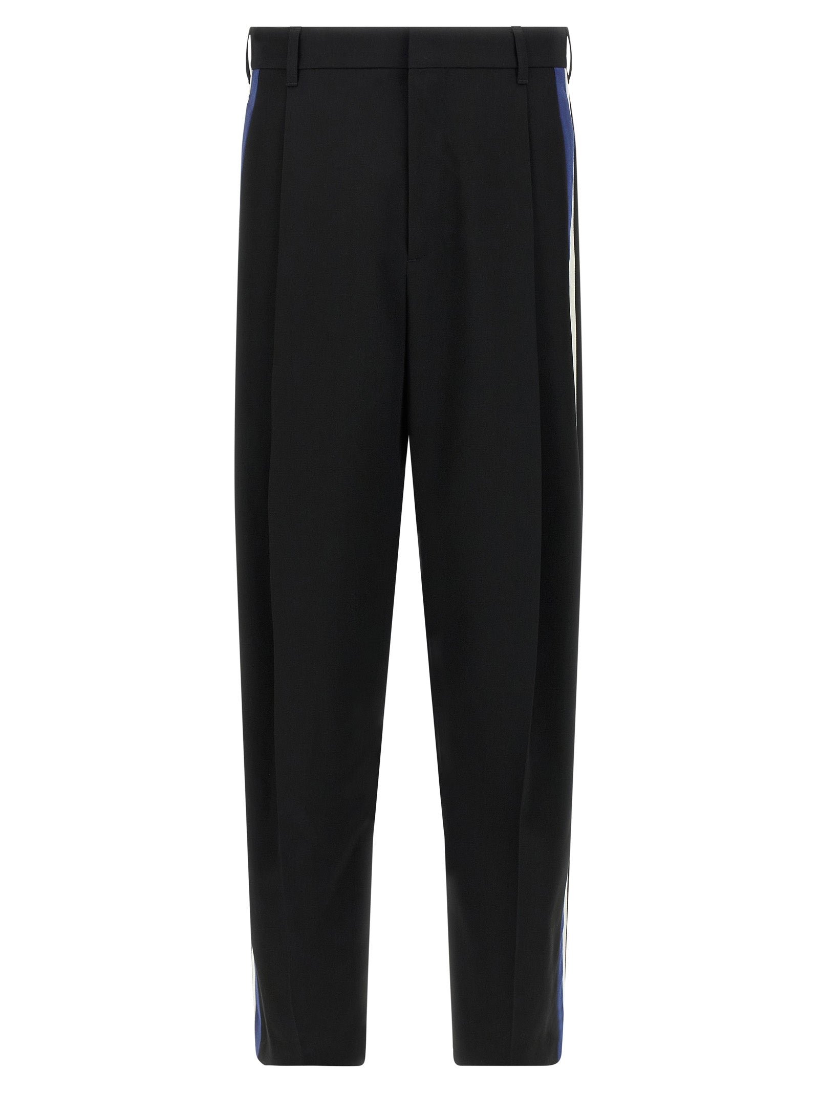Marni Schwarze Hose aus reiner Schurwolle