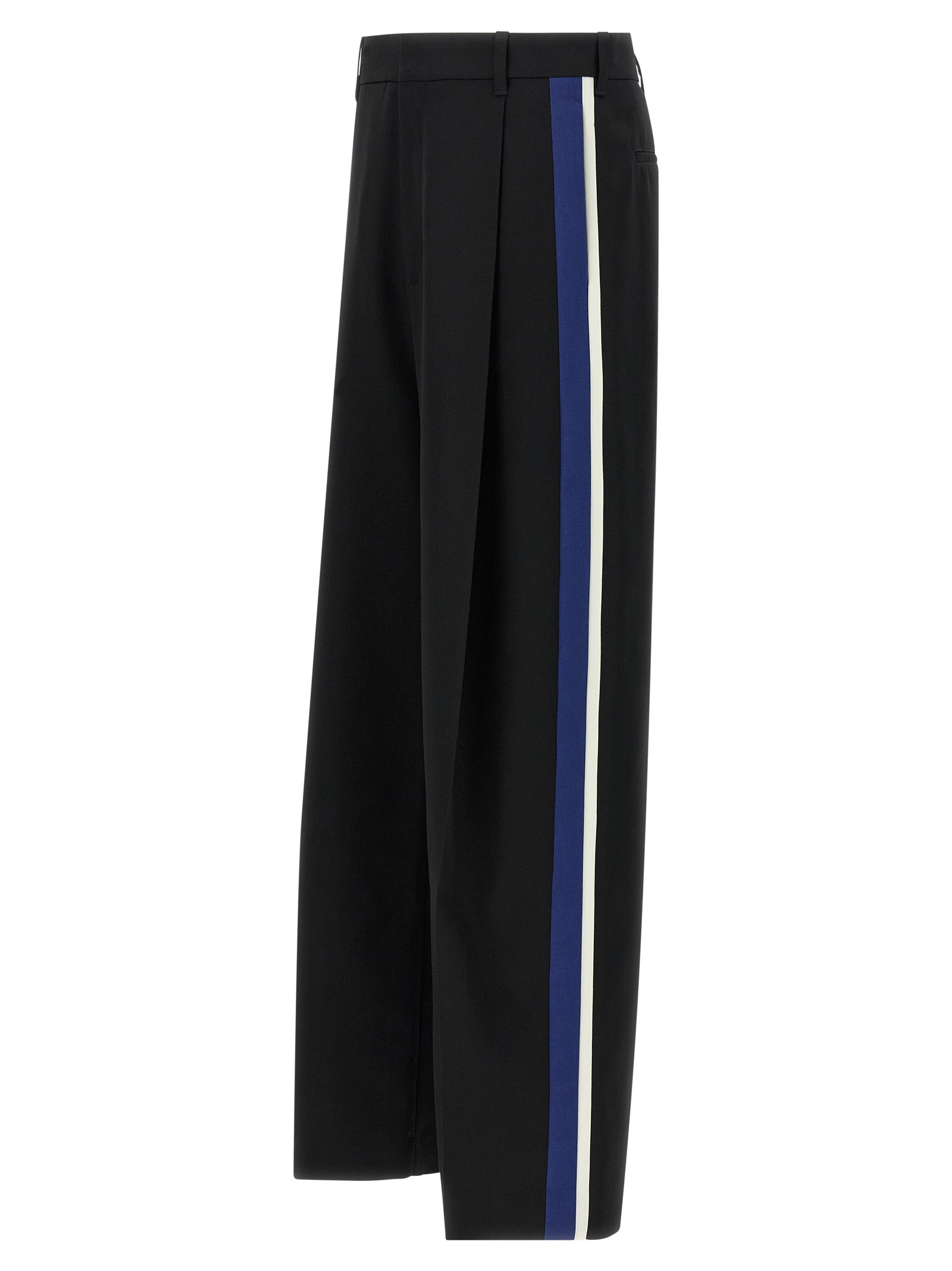 Marni Schwarze Hose aus reiner Schurwolle